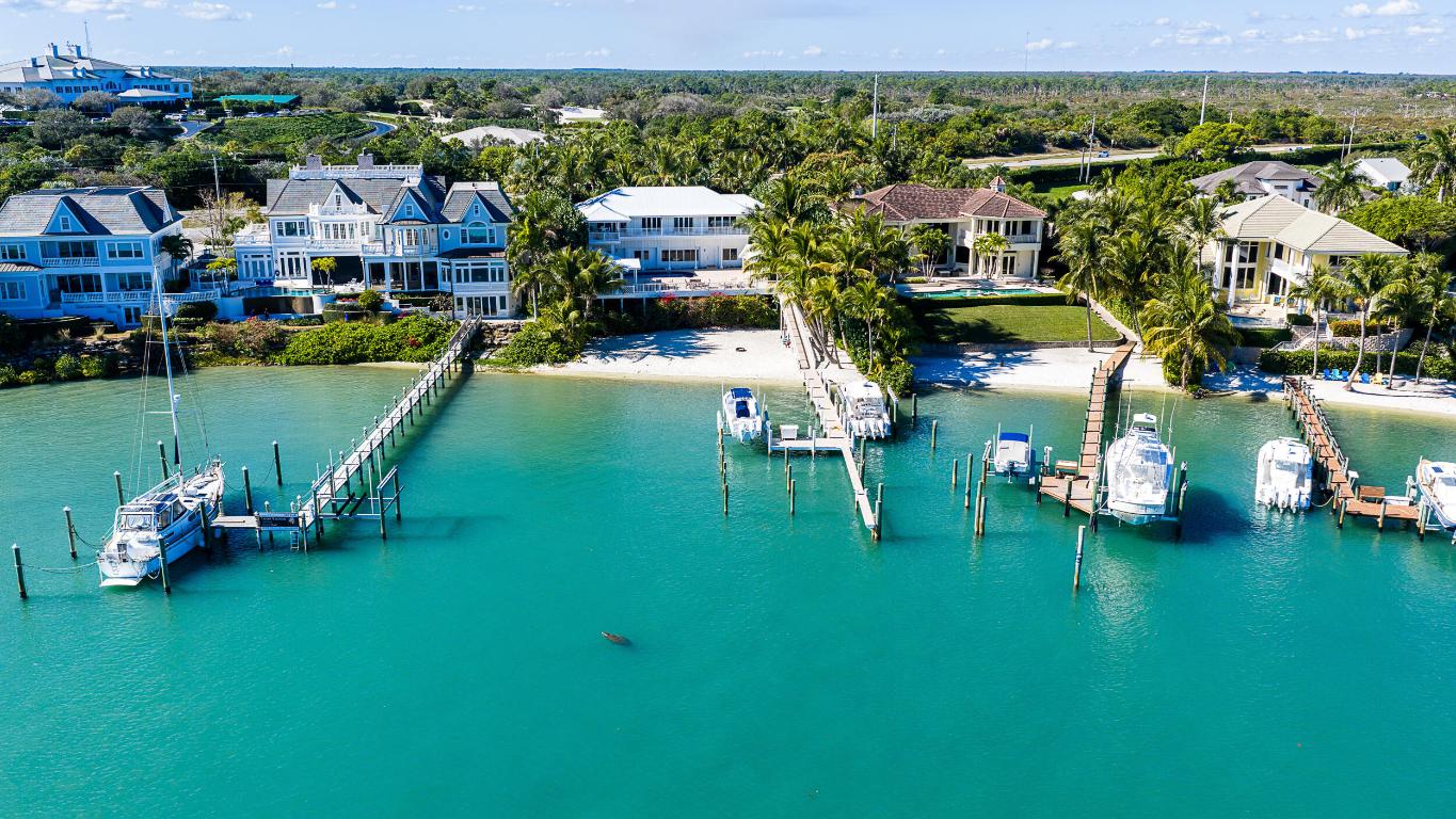 Intracoastal Turquoise Blue Water Estate Home - No views are better.  This Key West home has it all.  White sandy beach, dockage for multiple toys, loggia, tropical landscaping and guest house.  Relax pool side overlooking the Intracoastal Waterway and enjoy all the Florida has to offer.
For statical data