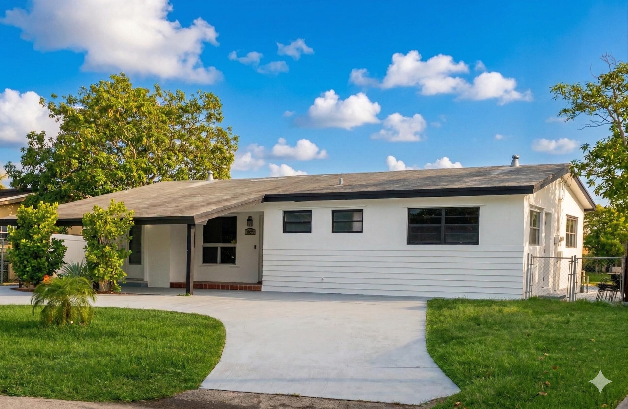 Charming 3-bedroom, 2-bath single-family home situated on a serene lake in the heart of Hallandale Beach! Enjoy peaceful water views right from your backyard, perfect for relaxing evenings or entertaining guests. This home offers a fantastic opportunity as a starter home or a smart investment, with **no HOA restrictions** to limit your flexibility. Brand new roof in 2024 and new AC in 2025 provide peace of mind. Ideally located just minutes from shopping, dining, and entertainment, including nearby casinos and stunning beaches. Whether you're looking to settle in or generate rental income, this home checks all the boxes with its unbeatable location and potential.  Don't miss your chance to own a slice of South Florida waterfront living at an incredible value!