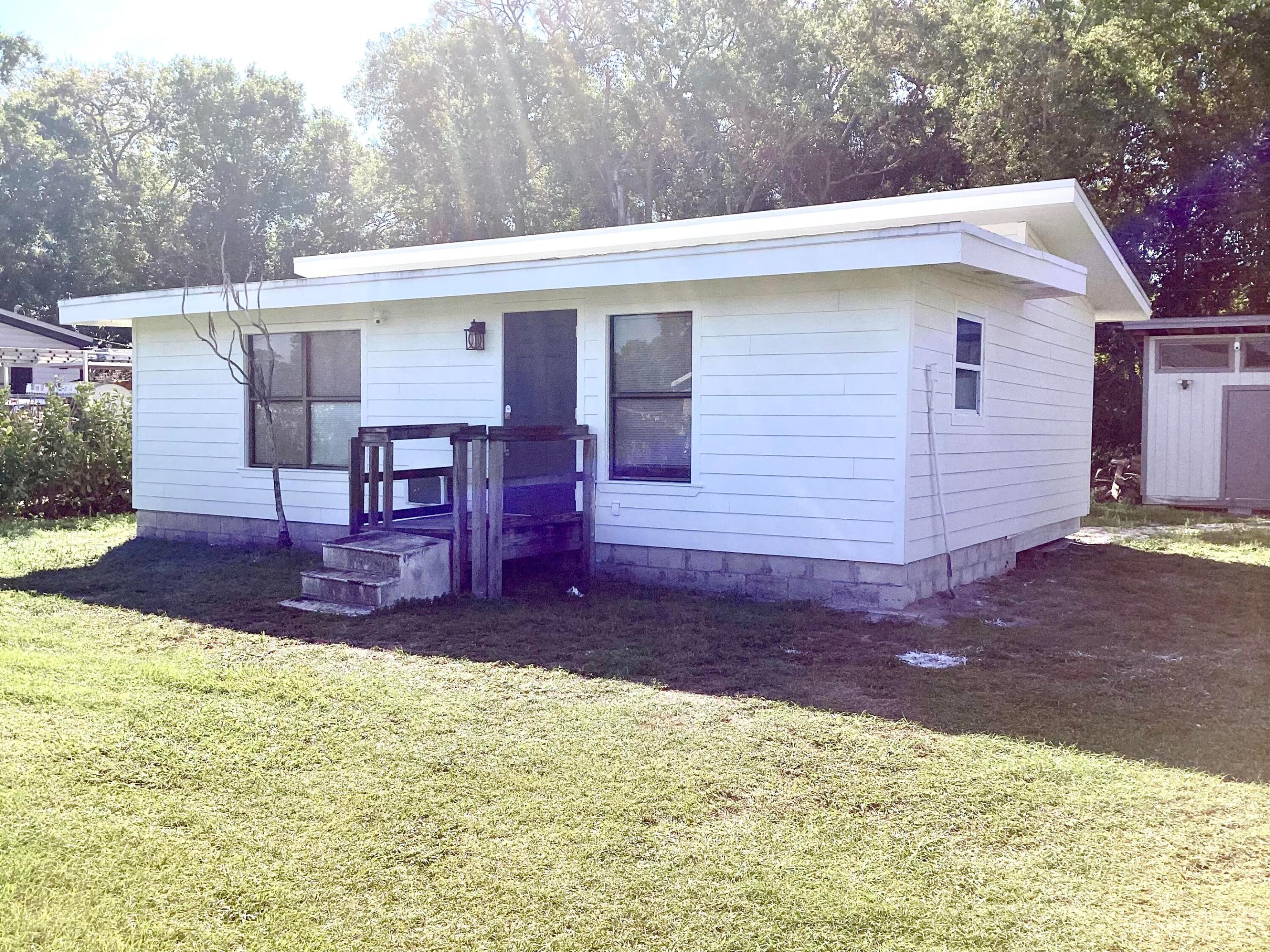 One of the cheapest property in Martin County! Nice, clean lot. Small house is partially  remodeled. No Hoa , no lot lease,  you own the land. Cash transaction only due to the property's age and condition.
