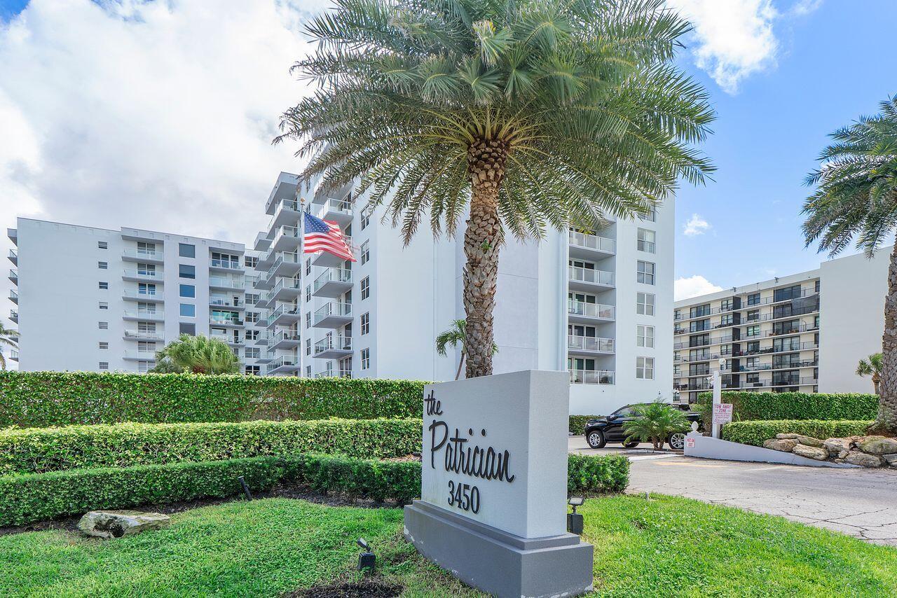 Step into elegance and comfort with this spacious, light-filled condo featuring a thoughtfully designed split floor plan with two private en-suite bedrooms, perfect for guests or multi-generational living. Enjoy peace of mind with impact windows, and indulge your culinary passions in the lavish eat-in kitchen outfitted for both style and function. The expansive living and dining area offers the ideal setting for entertaining or relaxing in refined tranquility.

Your monthly maintenance covers outdoor insurance, water, basic cable, WiFi, and trash removal, making life here as effortless as it is luxurious.

The Patrician has undergone a complete renovation, offering pristine grounds and a wealth of amenities. Take a dip in the sparkling pool, prepare meals in the outdoor kitchen and grilling area, stay active in the state-of-the-art fitness center, or unwind in the elegant club room. With 24-hour staffed lobby service, you'll enjoy personalized attention and peace of mind around the clock.

Unwind on your private balcony with sweeping ocean and Intracoastal vistas, where every sunrise and sunset feels like a personal retreat. Whether you're seeking a full-time residence or a seasonal escape, this condo delivers the perfect blend of sophistication, serenity, and coastal charm.

Welcome to your slice of paradise at The Patrician.