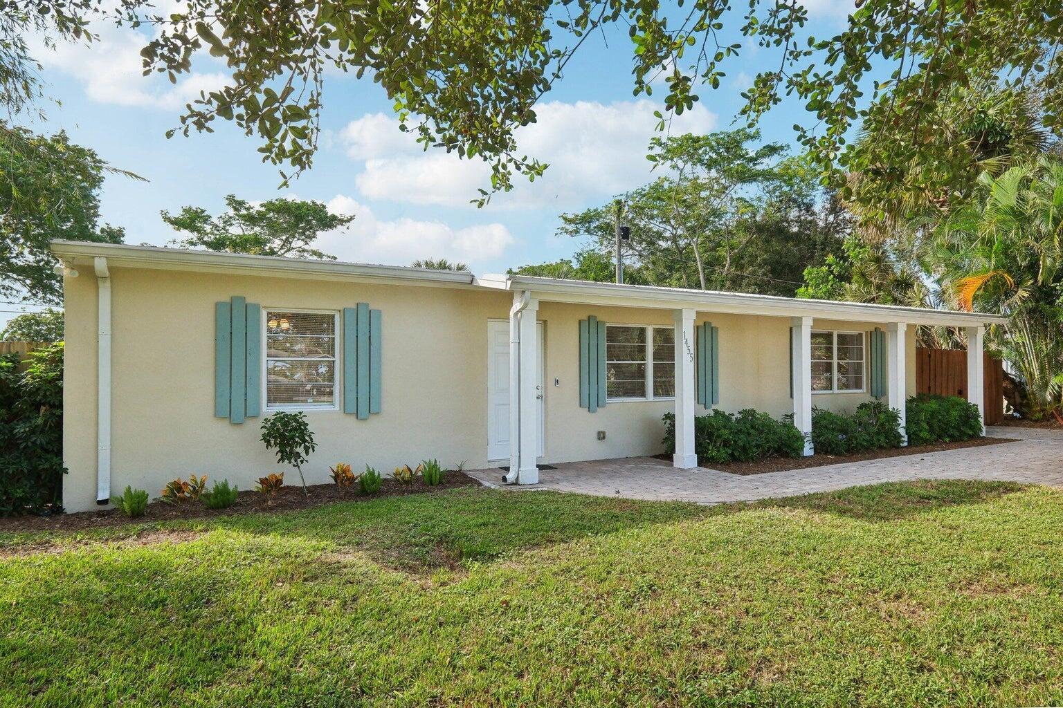 No HOA! Bring your boat, RV, work truck, or trailer. This well-maintained 3-bedroom, 2-bath CBS home offers the freedom and flexibility that's becoming harder to find. Featuring concrete block construction, a metal roof, new AC, tile flooring throughout, and a spacious paver driveway with parking for multiple vehicles, this home is designed for easy, low-maintenance living. Inside, you'll find a split floor plan, stainless steel appliances, updated bathrooms, and a bright, functional layout. The fully fenced backyard offers plenty of room to relax, entertain, or let kids and pets play. Conveniently located just minutes from downtown Vero Beach, shopping, restaurants, schools, and only a short drive to the beach, this home is ideal as a primary residence, seasonal home, or investment.