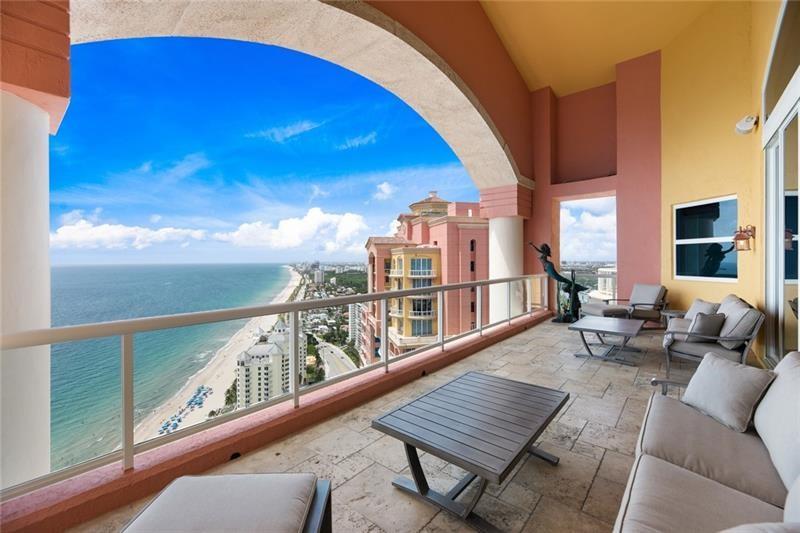 The most incredible & desirable South-East direct oceanfront views from the ultimate & iconic GRAND PENTHOUSE at The Palms. Enjoy timelessly elegant & beautifully established 5 star resort style living, unrivalled amenities & top security! The floorplan is truly outstanding & takes advantage of mesmerizing shoreline views rom many rooms.The kitchen, living & dining rooms are very open & flow effortlessly for entertaining purposes. Entertaining rooms open to two very large & deep terraces for outdoor enjoyment.Bedroom accommodations include two master suites with private balconies plus 2 secondary bedrooms & a privately located den.The Grand Penthouse also offers 5 deeded car parking spaces with an approx $500k value! This is an extraordinary & rare penthouse offering immediately available!