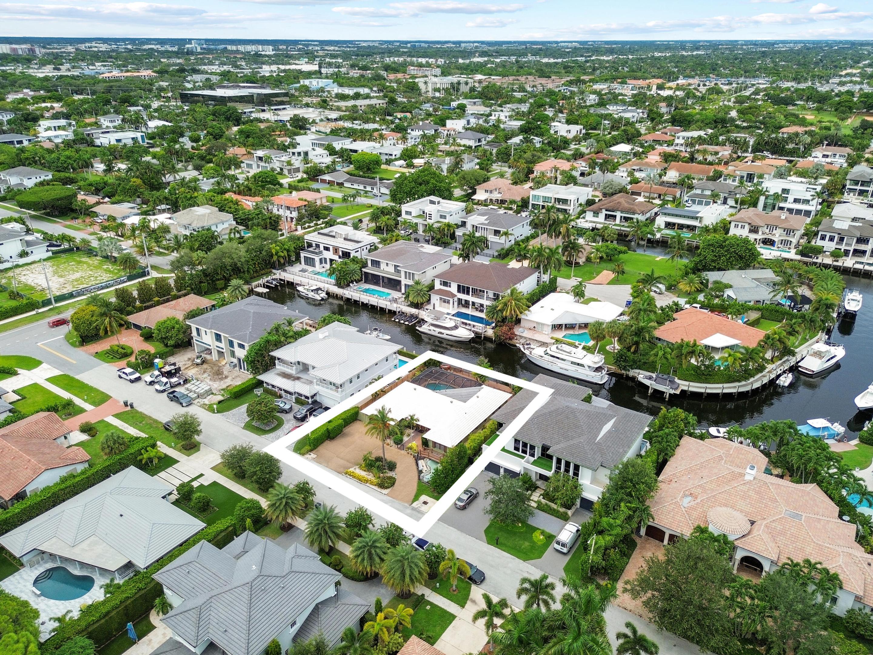 GOLDEN OPPORTUNITY IN GOLDEN HARBOUR! This extremely rare opportunity presents unmatched potential in a prime waterfront location! Lot dimensions - 81 ft x 110 ft. North facing direction. With 81-ft water frontage on a 75-ft wide deepwater canal. Build your custom forever estate or develop a spec property surrounded by ultra luxury residences in this prestigious enclave. Direct access to the Atlantic Ocean and minutes away from Lake Boca and world-renowned Boca Raton Resort & Beach Club.