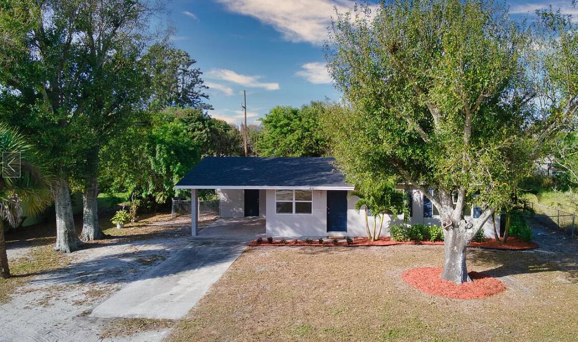 Welcome to this charming three-bedroom, one-bathroom single-family home in the heart of Vero Beach, Florida. This well-maintained one story residence offers a comfortable and functional layout designed for easy everyday living.  Inside, you'll find a bright and inviting living space, three comfortably sized bedrooms, and a full bathroom, providing a practical floor plan for families, first-time homebuyers, or those looking to downsize. The efficient design maximizes every square foot, creating a warm and welcoming atmosphere.  Located in the established Vero Beach area west of US-1, this home offers the convenience of nearby shopping, dining, schools, parks, and beautiful Treasure Coast beaches.