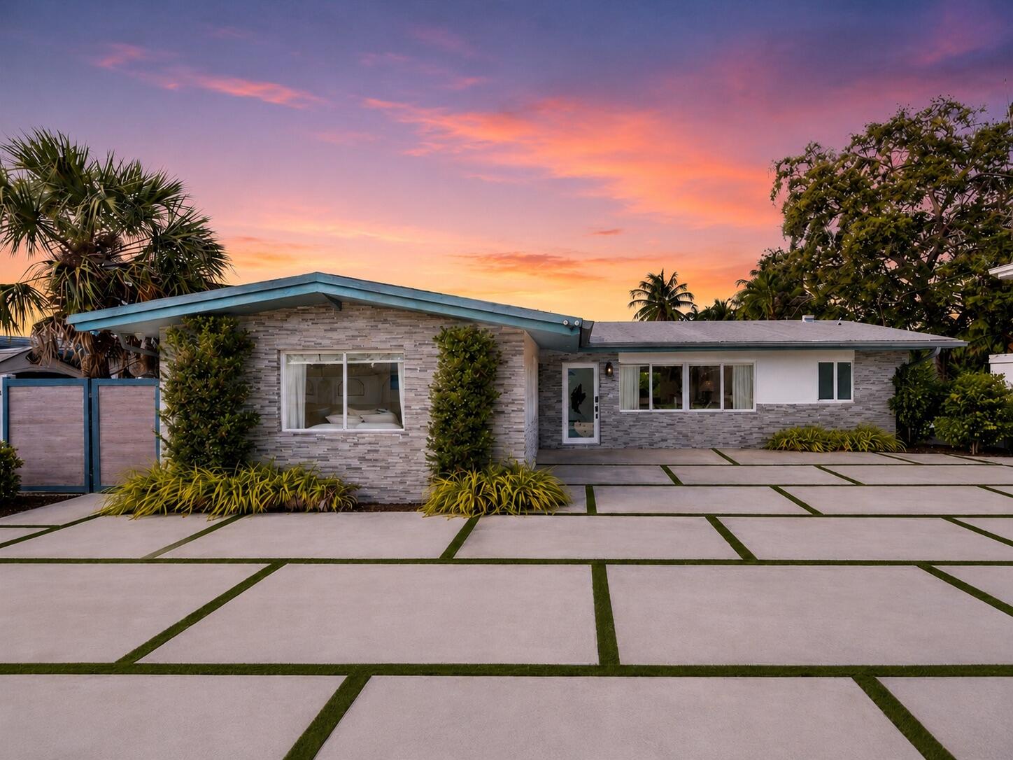 TURNKEY 3-bed, 3-bath ocean-access waterfront home in Fort Lauderdale with NO HOA. This 2015 full-rebuild features 65' of deep-water frontage, a private dock, and NO FIXED BRIDGES; perfect for large vessels. Inside this rare floorplan, find 3 private en-suite bedrooms, high-impact windows/doors, walk in laundry room, and a gourmet kitchen with oversized quartz countertops. Recent upgrades include a (2017) roof, (2020) HVAC, and a (2016) tankless water heater. The outdoor oasis boasts TWO waterfront terraces, a custom BBQ kitchen with open-flame burner, a 74' retaining wall, and a private, oversized heated jacuzzi. Additional features: custom security system, AC-equipped storage, and an oversized U-shaped circular driveway. Move-in ready + ideal for boaters and entertaining!