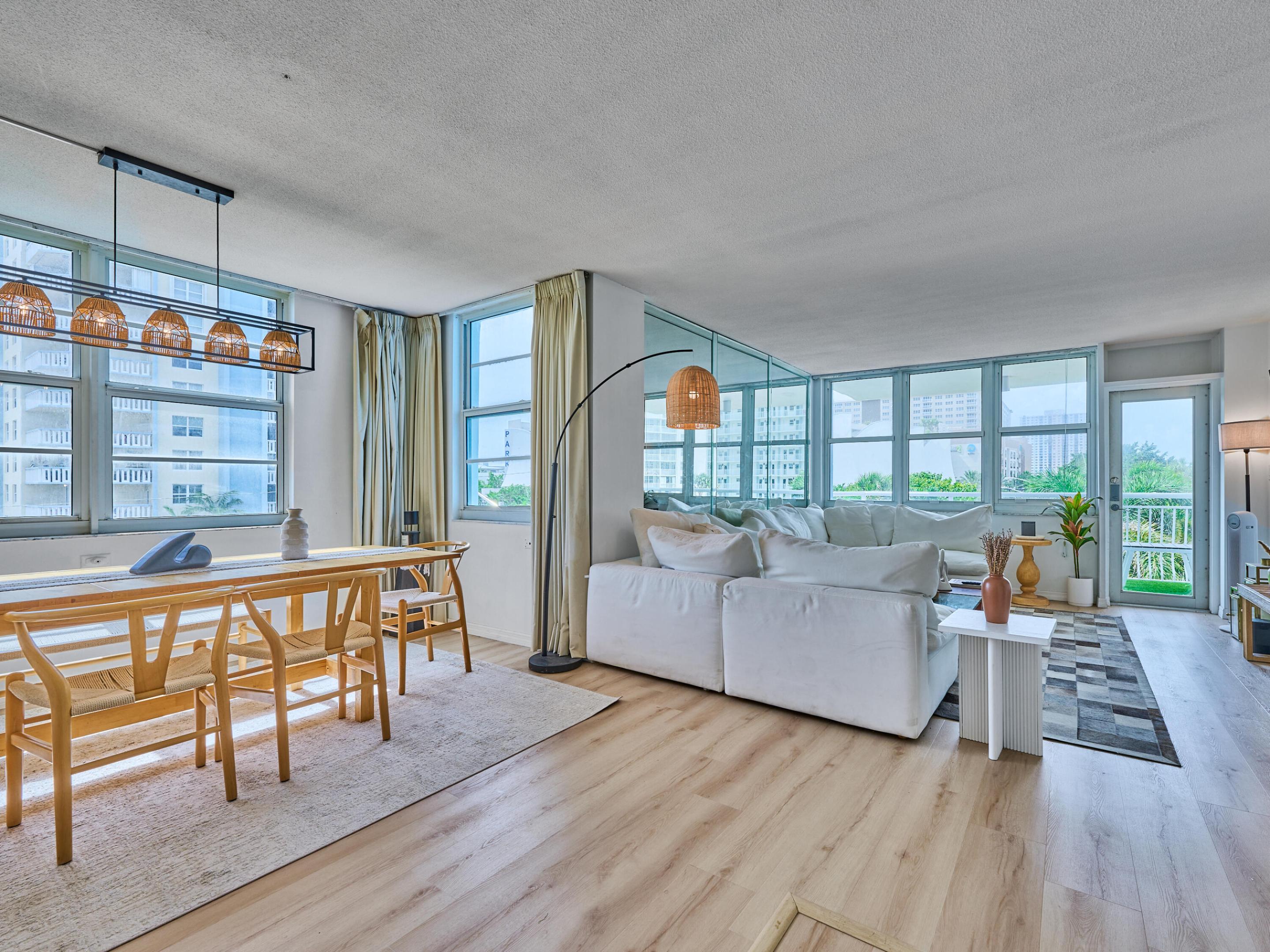 Welcome to Nassau House, ideally located just steps from the beach and minutes from the Intracoastal Waterway, Pompano Beach Fisher Family Pier, waterfront dining, shopping, and entertainment. This beautifully maintained 2-bedroom, 2-bath residence offers approximately 1,200 square feet of bright and spacious living, a modern kitchen with stainless steel appliances, spacious bedrooms, a walk-in closet in the primary suite, and a private balcony overlooking the resort-style pool and lush landscaping. Community amenities include a heated pool, clubhouse, shuffleboard, BBQ and picnic area, and beautifully maintained grounds. Experience the best of South Florida coastal living in one of Pompano Beach's most desirable locations.