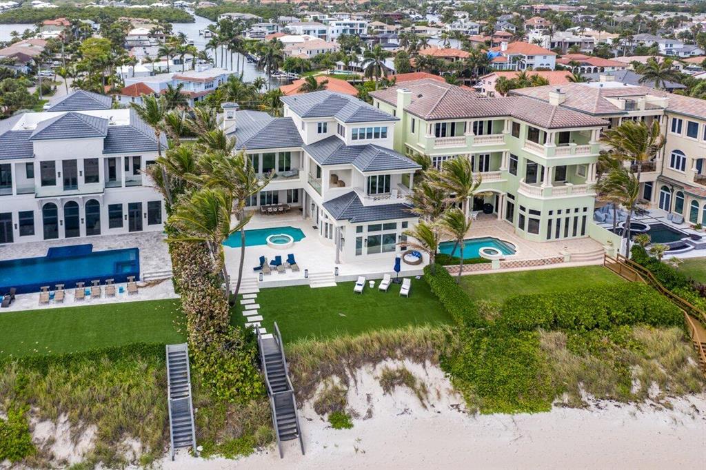 Go beyond your expectations as you arrive at 10 Ocean Place, Highland Beach, Florida  a 24 hour manned gated oceanfront community of only eleven homes. Sited on the sparkling Atlantic ocean  and providing an atmosphere of style and comfort the home features 11,611 TSF, 6 Bedrooms 8.3 Bathrooms and sets a new standard of luxury living. Fresh and clean in design the residence offers bright, airy and unrivaled panoramic view of the ocean. Ready for you to enjoy magnificent sunrise from your spacious patio.