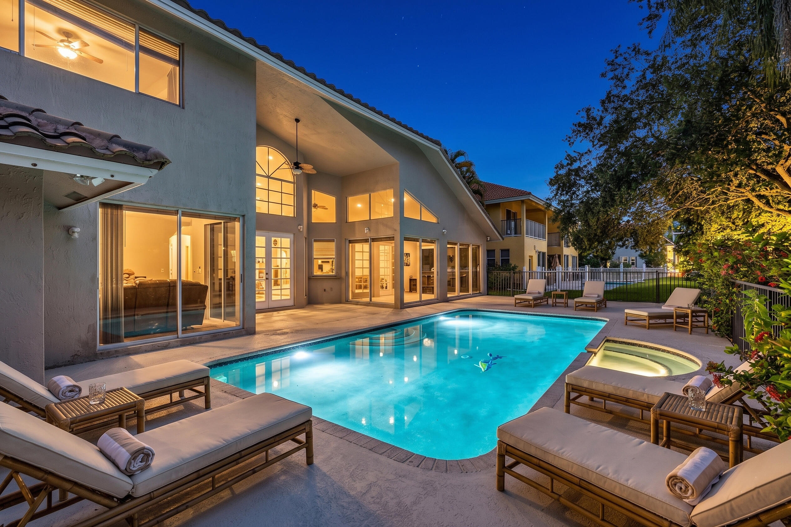 Lakeside luxury living in the Hidden Lake community of Turtle Run.  Welcome to this 5-bedroom estate perfectly positioned with over 150 ft of waterfront views! Boasting over 3100 sq ft with ALL OVERSIZED bedrooms and 2 car garage with circular driveway. Thoughtfully designed with a cabana bath next to the pool/spa and LARGE pool deck - ideal for entertaining! Upgrades include all new vinyl flooring upstairs, marble flooring downstairs, granite countertops, 2 new AC units, new water heater, Roof 2021.  Hidden Lakes is a pet friendly community perfect for riding bikes and outdoor living AND walking distance to the newly renovated Turtle Run community Park.  Seller is offering money towards closing credits.