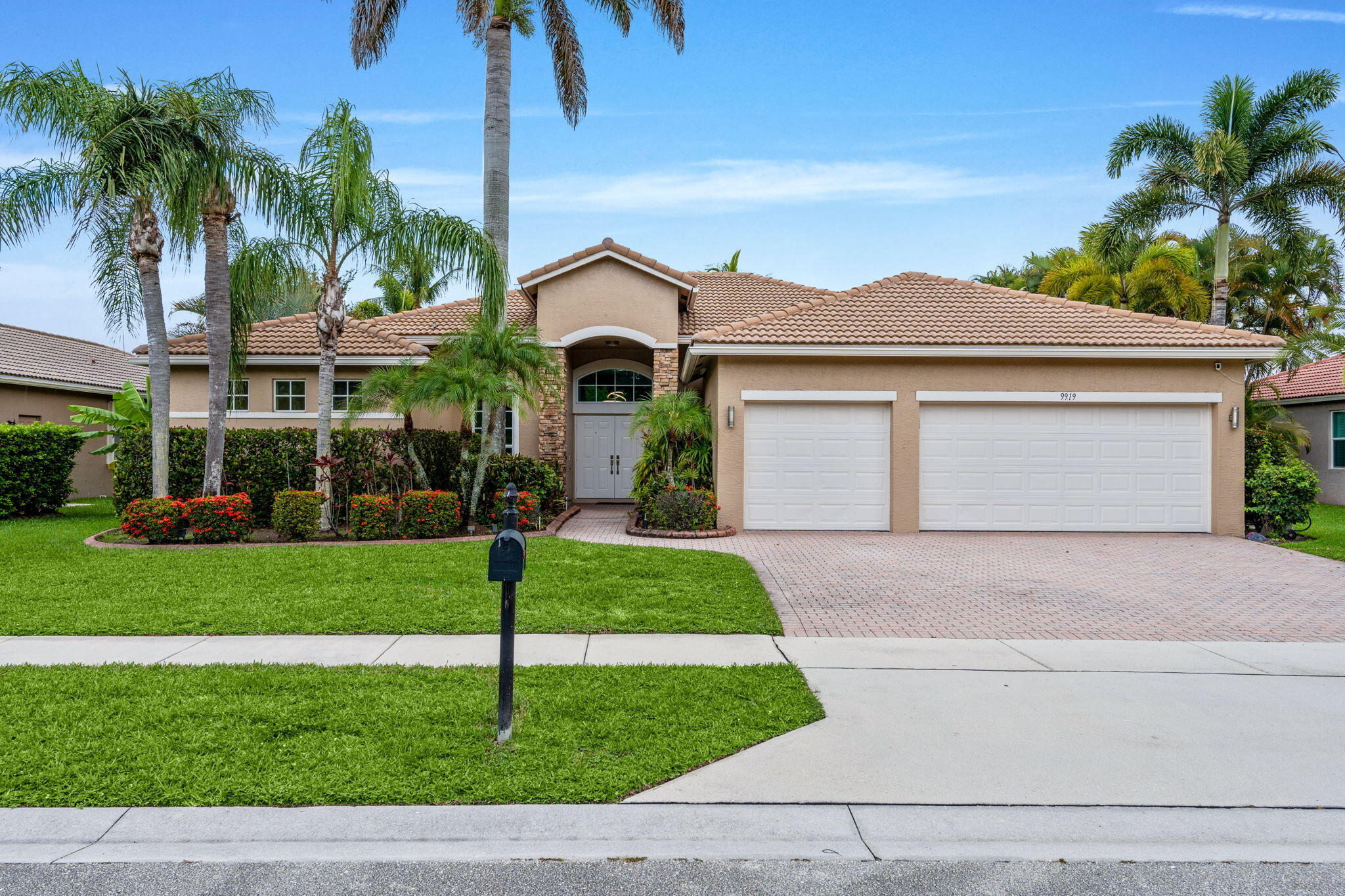 Rare Opportunity to Spend the Season in Stonehaven Estates!  Recently and professionally furnished, this beautiful waterfront home is ready to welcome seasonal guests. Located in the prestigious and peaceful Stonehaven Estates community, just steps from the exciting new Lotis development, featuring dining, shopping, fitness, and entertainment, and approximately 10 minutes from Wellington International and the National Polo Center. This turnkey residence features 4 bedrooms, 3 bathrooms, an office space, spacious living areas and a well-appointed kitchen with quality appliances. Enjoy beautiful lake views from your salt water pool and expansive screened patio perfect for enjoying Florida's sunshine and outdoor living.