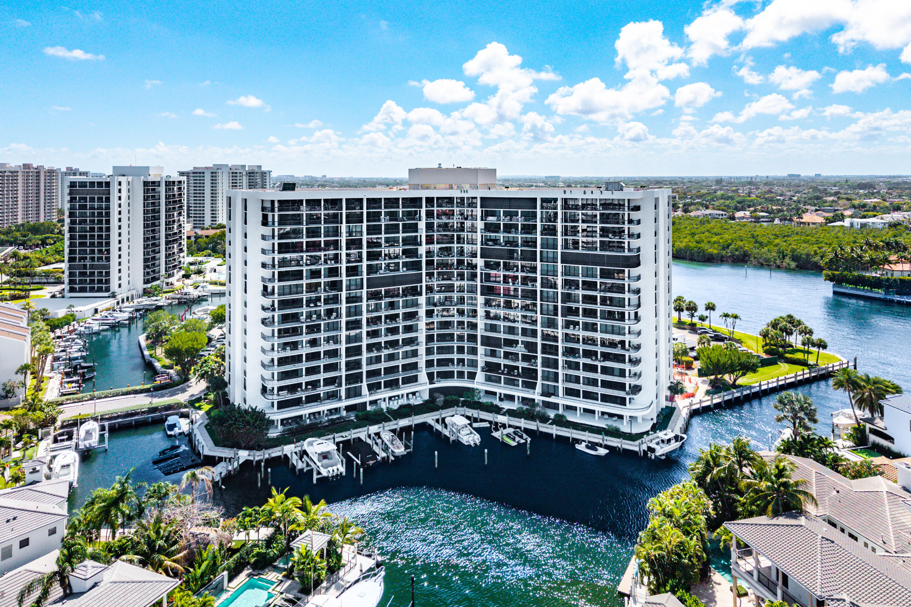 $50,000 PRICE IMPROVEMENT! Stunningly renovated 3 bedroom, 2.5 bath Southeast corner residence in prestigious Braemar Isle, part of the exclusive Boca Highland Beach Club & Marina. This light-filled move-in ready condo features nearly 2100 living square feet of living space w/ an open, modern floor plan & elegant finishes throughout. The sleek gourmet kitchen feature high-end custom cabinetry, quartz countertops, ss appliances, & a bonus area thoughtfully laid out w/ views of the Intracoastal. Floor to ceiling impact windows & sliders flood the home w/ natural light, while the double-door entry & luxurious wood-look tile flooring add a refined touch. The expansive primary suite features two walk-in closets & a spa-inspired bathroom w/ dual sinks, custom vanities, & a large walk-in shower.  Residents of Braemar Isle enjoy resort style amenities including a valet, concierge, 24/7 gated security, and full access to the beautiful Boca Highland Beach Club and Marina amenities which include pools, tennis, fitness center, lounge, beach chairs, grills, and private beachfront access. Enjoy the ultimate South Florida lifestyle in this premier Highland Beach community just steps from the ocean.