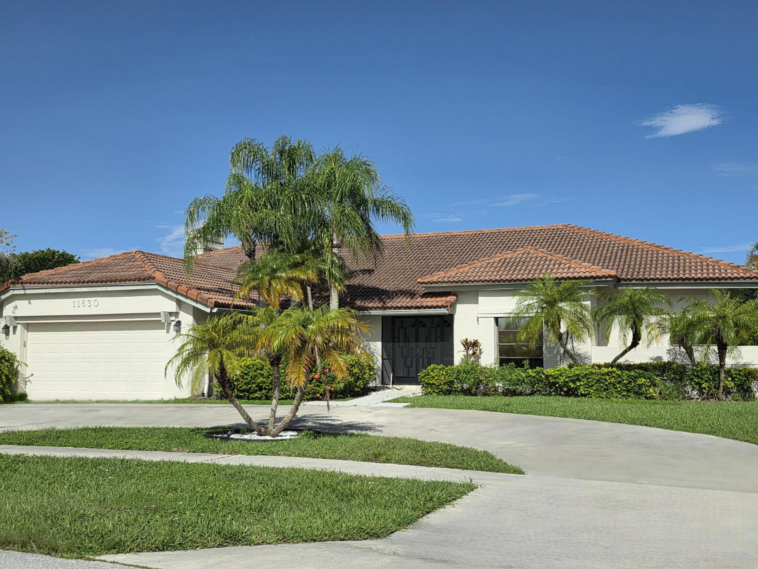Spacious 4 Bedroom pool home on oversized pie shape water lot w/circular drive. Bonus office w/built-ins for extra space. Gated community. Beautiful eat-in kitchen w/wood cabinets, granite counters, island/snack bar & cozy breakfast nook overlooking the pool & lake. All bathrooms w/custom wood vanities. Master suite has soaking tub, double sinks, separate shower & TWO large walk-in closets. Pool & lawn service included. Small pet OK w.non-refundable deposit. Credit  RENT SPREE w/credit report, background check and financials required w/offers . ''A'' rated schools, parks & shopping nearby - can walk/bike if desired.  ANSWERS TO FREQUENTLY ASKED QUESTIONS + Things You Should Know:  * No association approval required. Quick move-in possible. * Move-in money: First month rent + 2 months security. NO LAST MONTH RENT.  * BassGroup Rental Application & credit/background report REQUIRED with offers. Use RENT SPREE screening. * Small pet OK with $500 non-refundable deposit.  * Lawn Service and Pool Service included * Tenant pays water, electric, cable, interior pest control * "A" rated schools: Sandpiper Shores Elementary, Loggers Run Middle and W. Boca High School. * Loggers Run residents enjoy 2 parks with tot lots, picnic areas, 4 lighted tennis courts, ball fields, basketball, volleyball, bike paths, jogging trails, fishing pier & security patrol. * Neighborhood schools, restaurants, shopping and places of worship are just a short walk, car or bike ride away. Shopping & services include Publix, Walgreens, Hair & Nail Salons, Dry Cleaners, Wendy's, Dunkin Donuts, Post Office & a gas station. * South County Regional Park is also nearby with 870 acres of FUN. Amenities there include Amphitheater, Dog Park, Golf, Water Park, Baseball and MORE!