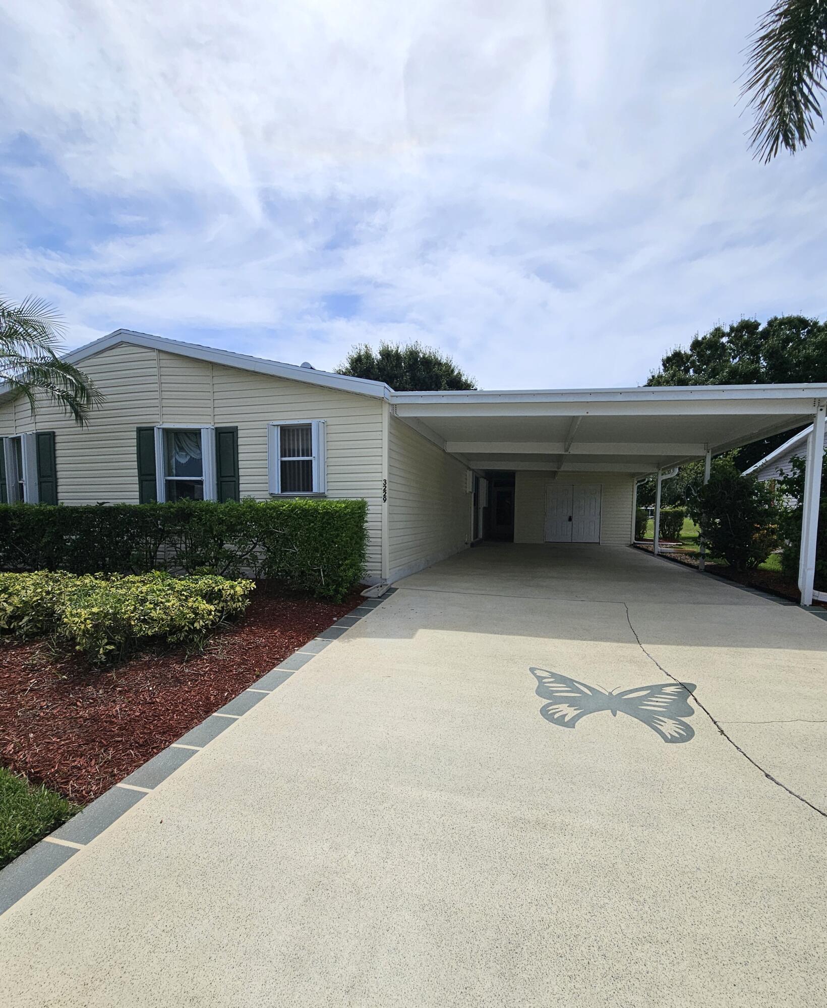 Well-designed Islander model home on a lovely, shaded golf front lot. Enjoy the spaciousness of an open floor plan and the quality of a Skyline manufactured home with 2 bedrooms, large den, laundry room, enclosed 12x12 Florida room and an exterior shed for storage.  Featuring a 2018 roof and A/C, a 2016 WH, irrigation well and sprinkler system, accordion shutters, covered carport.  This gently used home comes furnished and turnkey!  Move in ready and can close quickly.   Savanna Club is a 55+ resort style community with many amenities, 3 clubhouses with pools and fitness centers, tennis, bocce, 18-hole golf, cafe, theatre, and many clubs. Let this be the year you experience the Florida Lifestyle in Savanna Club and leave your snow shovel behind!   Cash Sale/Leased Land.