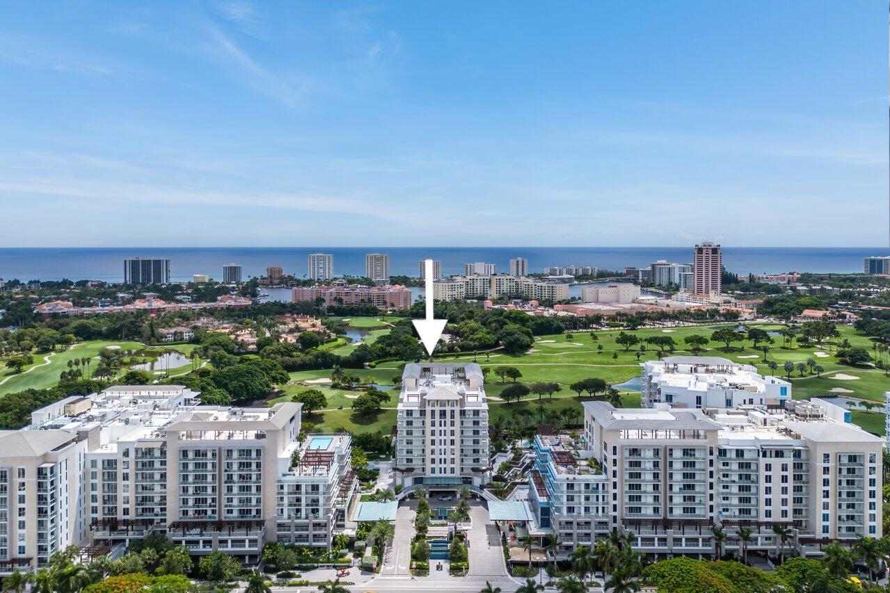 Perched on a high floor, Residence 801 at ALINA 210 is a corner masterpiece offering the most indulgent ocean and golf views, destined to captivate even the most discerning buyer. This opulent residence boasts 4 bedrooms and 5 baths, encompassing over 4,100 square feet of exquisite interior living space. Wraparound deep balconies add an additional 850 sq/ft of expansive terraces, perfect for basking in the breathtaking surroundings, and featuring a private outdoor grill and summer kitchen. Residence 801 includes a fabulous European-designed kitchen outfitted with a Gaggenau appliance package, luxurious rain showers in the baths, and elegant craftsmanship throughout, creating a sanctuary of unparalleled sophistication. ALINA 210 indulges its residents with an opulent 16,000 square feet of meticulously curated amenities, reserved exclusively for the privileged few. Immerse yourself in a world of pure luxury with a lavish spa featuring a dry sauna, aromatic steam rooms, and an exquisite salon and treatment area. Enjoy the privacy of exclusive locker rooms, a cutting-edge fitness facility, and a serene bungalow-style pool complete with plush poolside cabanas, all designed to cater to your every desire. These extraordinary offerings surpass even the most luxurious building amenities available anywhere in Boca Raton, setting a new standard of decadence and exclusivity.