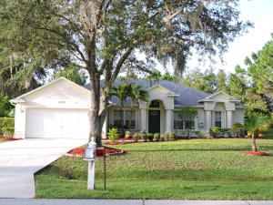 Popular St James area for this 3 bedroom 2 bath home nestled among mature oak tree setting. Tile in main areas and new carpet in bedrooms. New A/C, fenced backyard, Shed, sprinkler system on well, accordion hurricane shutters, alarm system and wired for a generator. Exterior just painted. Close to shopping, short distance to 95 via Midway Rd. 20 minutes to the Beach. Sold ''AS IS''. Room sizes approximate.