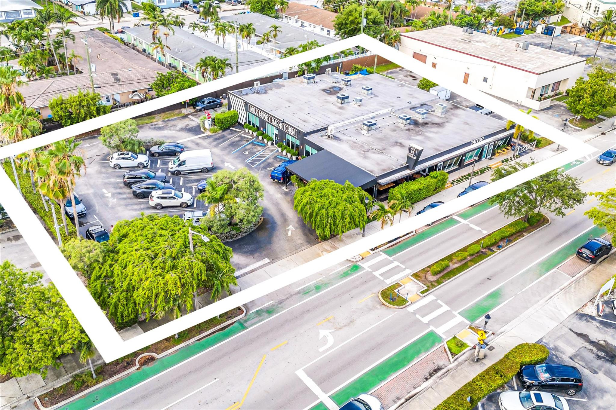 Rare leasing opportunity at NE815 | Urban Commons. Approximately 2,648 SF available featuring a substantial built-in bar, open dining/lounge/patio area, excellent visibility, & ample onsite parking. Located within a thriving multi-tenant property anchored by an established coffee shop and boutique barber salon, generating consistent daily customer traffic and activity throughout the site. Ideal for a cocktail lounge, wine bar, brewery taproom, café, restaurant concept, entertainment venue, or experiential retail use. Located minutes from Downtown Fort Lauderdale, Flagler Village, Wilton Manors, Beach, US-1, and I-95. Base rent $9,930/month plus CAM. Space may also be combined with adjacent restaurant space for a total of approximately 5,700 SF. Property also available for sale. NE815 | Urban Commons presents a rare opportunity to lease approximately 2,648 SF of highly visible bar, restaurant, retail, or entertainment space in one of Fort Lauderdale's most active and rapidly growing commercial corridors.  Formerly part of the popular Milk Money restaurant, this front suite features a substantial built-in bar, open customer seating areas, excellent natural flow, and strong street presence. The existing improvements create significant value for a future operator while reducing startup costs and shortening the timeline to opening.  The space is ideally suited for a cocktail lounge, wine bar, brewery taproom, sports bar, café, restaurant concept, entertainment venue, tasting room, specialty retail use, or experiential concept seeking a vibrant location with built-in visibility and customer traffic.  One of the property's unique advantages is its location within NE815 | Urban Commons, a multi-tenant commercial destination anchored by an established coffee shop and boutique barber salon. These operating businesses generate consistent daily activity and customer traffic throughout the property, helping create additional exposure and synergy for future tenants.  The property offers excellent visibility, strong frontage, convenient ingress and egress, and ample onsite parking. Few opportunities combine existing bar infrastructure, parking, visibility, and customer traffic in such a desirable central location.  Located minutes from Downtown Fort Lauderdale, Las Olas Boulevard, Flagler Village, Victoria Park, Wilton Manors, Fort Lauderdale Beach, Federal Highway (US-1), and Interstate 95, the property benefits from exceptional accessibility and strong surrounding demographics. The area continues to experience significant residential and commercial growth, driving demand for food, beverage, retail, and entertainment concepts.  Potential uses include:  • Cocktail Lounge • Sports Bar • Wine Bar • Brewery Taproom • Restaurant Concept • Café • Coffee Concept • Dessert Bar • Entertainment Venue • Live Music Venue • Event Space • Retail Showroom • Specialty Retail • Wellness Concept • Creative Office • Experiential Retail  For tenants requiring additional space, ownership may also consider leasing the adjacent rear restaurant space, which includes a fully built-out commercial kitchen. Combined, the spaces total approximately 5,700 SF and create a unique opportunity for a full-service restaurant, brewery, entertainment venue, or hospitality concept. The combined space also benefits from rare drive-thru capability.  Ownership is motivated and will consider a variety of structures for qualified tenants. The property is also available for sale, creating opportunities for owner-users, investors, and operators seeking long-term control of a highly visible commercial asset.  Highlights:  • Approximately 2,648 SF Available • Large Existing Built-In Bar • Open Customer Seating Area • Excellent Visibility & Frontage • Ample Onsite Parking • Existing Customer Traffic from Coffee Shop & Barber Salon • Minutes to Downtown Fort Lauderdale & Las Olas • Approximately 2.5 Miles to Fort Lauderdale Beach • Easy Access to US-1 & I-95 • Expansion Opportunity into Adjacent Restaurant Space • Entire 5,700 SF Restaurant Opportunity Also Available • Property Available for Sale  Showings are strictly by appointment only. Please do not disturb existing tenants, employees, customers, or businesses. All information is deemed reliable but not guaranteed. Prospective tenants and their representatives should independently verify all measurements, zoning, permitted uses, and other information deemed material to their decision.