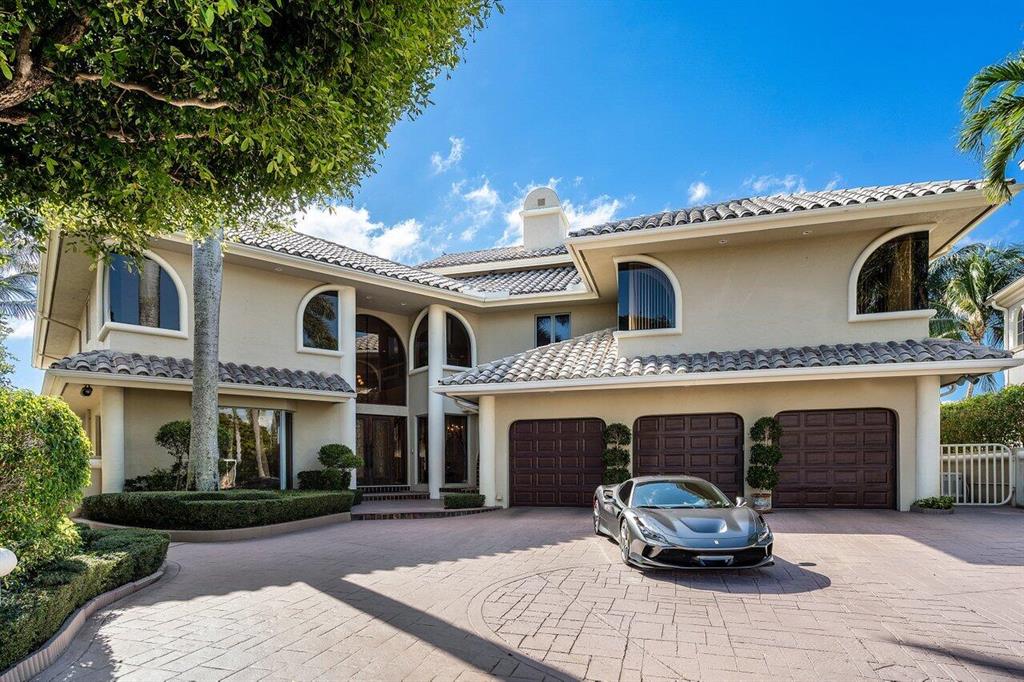 TROPHY POINT LOT in THE SANCTUARY, Boca Raton's most sought after, gated waterfront community, as featured in Forbes magazine, Top Ten Most Exclusive Communities. For the owner requiring  the ultimate lifestyle of gated, armed security, yacht capable at 100 Plus ft. of privacy and serenity, welcome home! One of a kind community offering the rarely available interior POINT LOT with a coveted, SOUTHEAST EXPOSURE. Approximately 177 ft of wrap around dockage and water access directly off your private outdoor entertainment and relaxation retreat.  Truly a family waterfront compound offering 8,545 living square feet that can be reimagined or rebuilt. With a third of an acre, the property offers the owner a blank canvas with the ability to create new or reimagine.The Waterfront Yachtsman's dream!