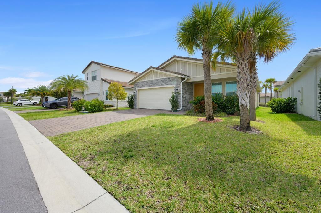 Welcome to Paradise. This Beautiful Single Level Family Home built in 2020 is located in the gated community of Veleiros at Crystal Lake. Newer construction 2 Bedroom 2 Bath plus Den which can be used as an office, children's playroom, or guest sleeping quarters. This Pitoresco Model features an open layout, Stainless Steel Appliances, Kitchen center island, Quartz countertops, Impact Windows/Doors, & spacious closets. The exterior of the home features a large backyard as well as a covered front & rear porch. Amenities include Lakefront Clubhouse with full kitchen, Fitness Center, Aerobics Room, Kids Room, Social Hall, Beach Style Swimming Pool, Tot Lot, and Quaint Parks & Green Spaces & a virtual guard gate entrance. Don't miss out on this amazing opportunity to call this your home.