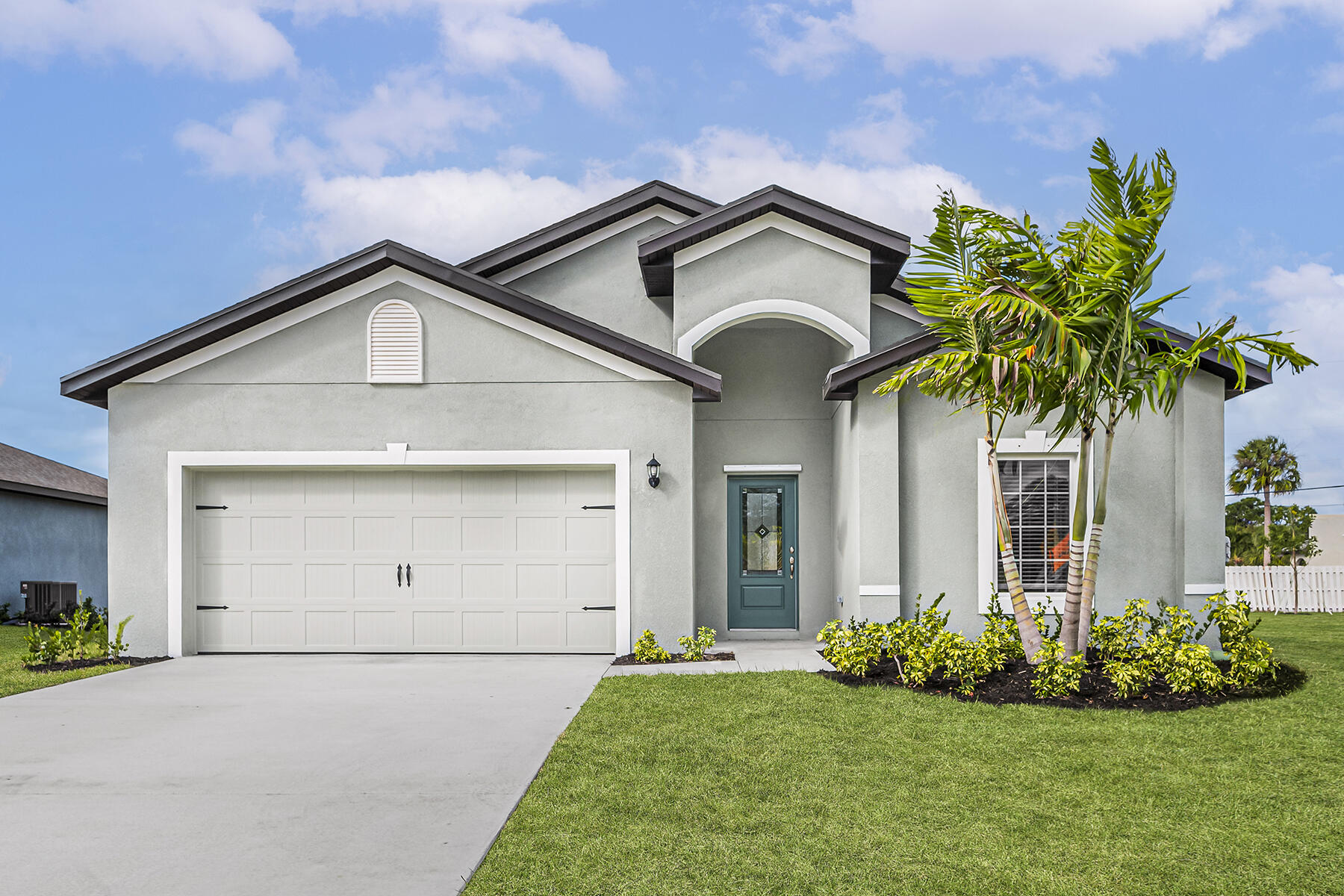 Ask about our builder-paid closing costs & no down payment options! The Escambia plan offers a spacious layout perfect for everyone. This 4-bedroom, 2-bath home features an open-concept design & comes with thousands of dollars in upgrades, including energy-efficient Whirlpool® appliances, expansive granite countertops, beautiful wood cabinets, brushed nickel hardware, & an attached two-car garage. The secluded master retreat includes a generous walk-in closet. Enjoy proximity to Kiplinger Conservancy's walking & biking trails and a prime location between I-95 and the turnpike, making for an easy commute. Residents also have access to top-rated schools, shopping centers, and local dining, enhancing the convenience of this ideal location. *Appliance models subject to availability.*