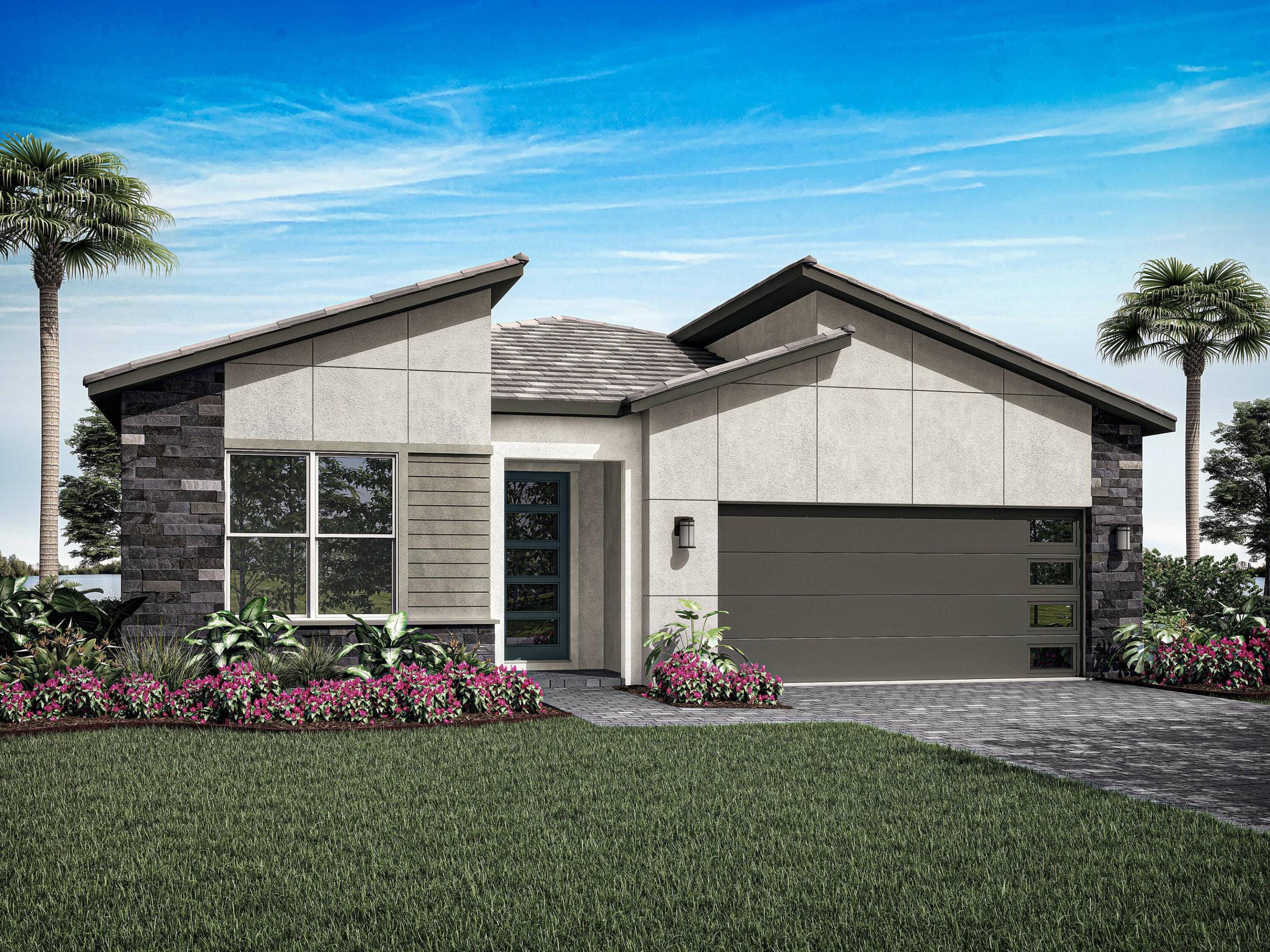 The Meridian features a thoughtfully designed open-concept layout with a spacious kitchen and large island overlooking the Great Room and dining room. A private owner's suite is tucked away at the back of the home, while three secondary bedrooms and three full baths provide comfort and flexibility for guests or everyday living.