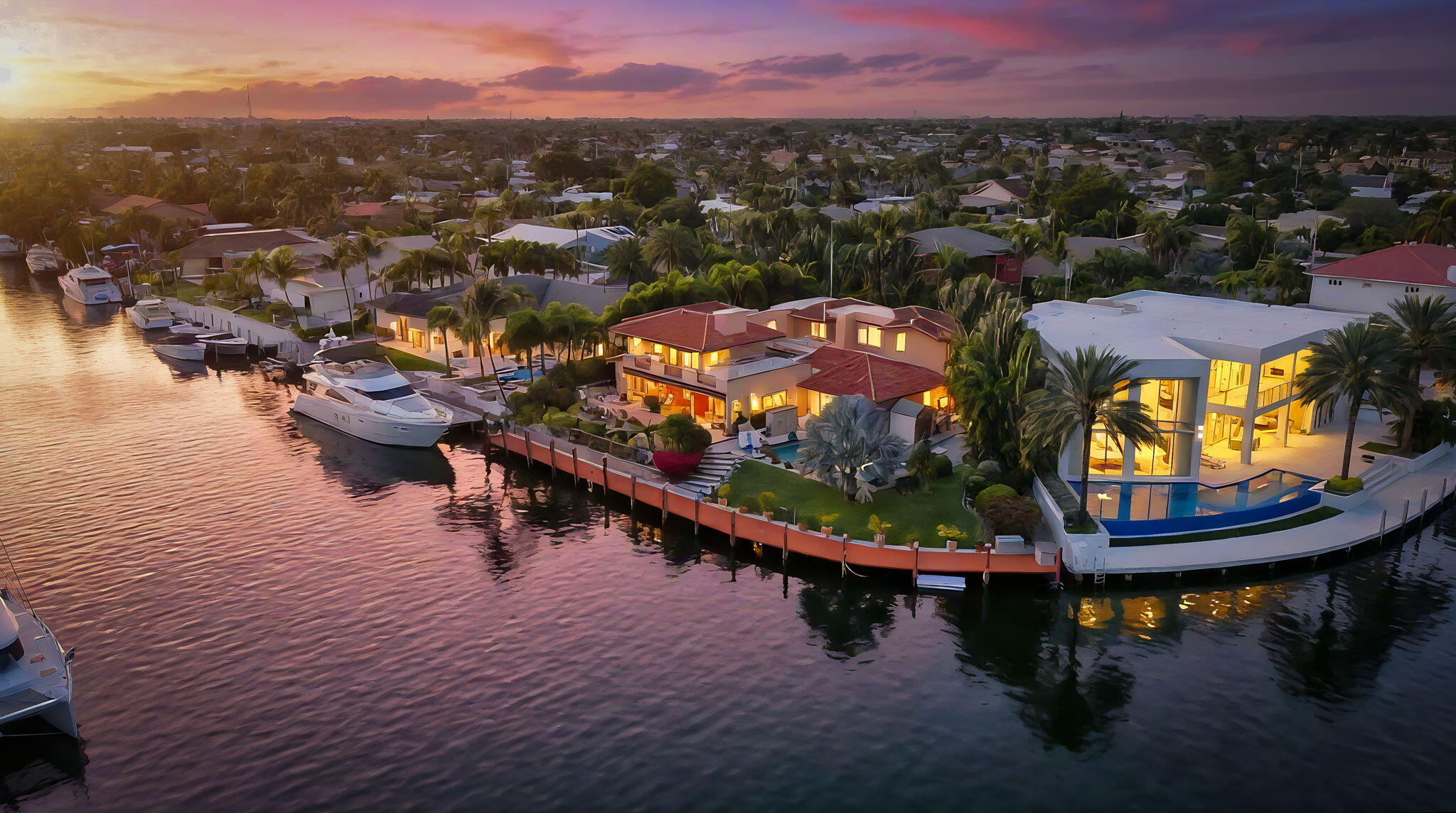 The Only Opportunity of Its Kind in Lighthouse Point Right Now

This is currently the only property available in Lighthouse Point offering 150 feet of waterfrontage on the North Grand Canal, set on a 12,985 square foot lot in one of the most desirable boating locations in the city.

Positioned with a southeastern-exposure backyard, just one block west of the Intracoastal and directly across from the Lighthouse Point Yacht Club, this property offers no fixed bridges and approximately an eight-minute boat ride to the open ocean.

Opportunities like this are extremely rare to come to market.

The existing residence can be renovated, or the property can be redeveloped into a custom waterfront estate that fully maximizes the depth of the lot and the expansive canal views. The upper level includes a renovated kitchen within an oversized area of the home that can function as a separate living space ideal for guests, extended family, or comfortable occupancy during a renovation or new construction process.

Properties offering this amount of frontage, this proximity to the Intracoastal, and this level of boating access are rarely available and at this moment, this is the only one.