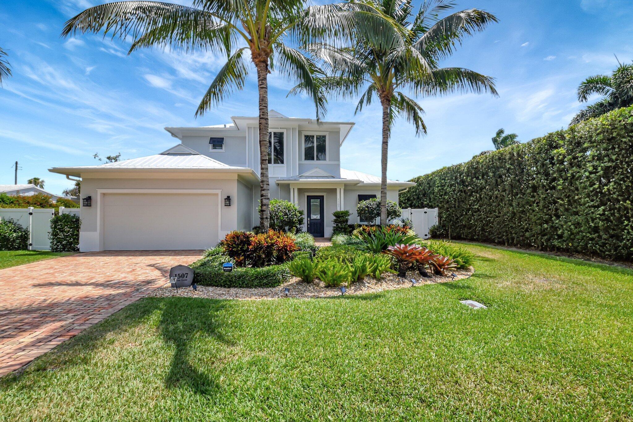Off season short term rental minutes to Delrays famous Atlantic Ave and beach. Home features 1st floor primary bedroom suite and a second 1st floor bedroom / office next to full bathroom. Second floor has 2 bedrooms and full bath. 2 car garage and large private fenced yard with swimming pool.