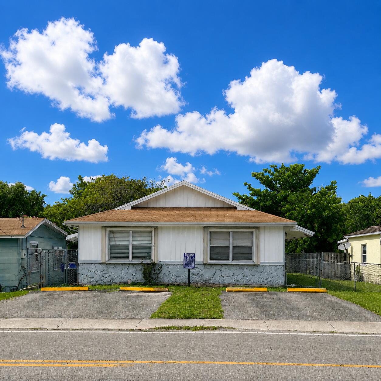 GREAT DUPLEX INVESTMENT OPPORTUNITY!  Don't miss the chance to invest in this money making fully occupied duplex- Two bedroom & Three bedroom!  Units are currently rented at low rate but can be rented up higher. Two bedroom, two bathroom can be rented  up to $2,500 & three bedroom two bathroom can be rented up to $3,500.  Tenants pay water & light SEPARATELY. Building supplies tenants with 4 parking spaces, washer and dryers in each unit & a large shared backyard.  NO HOA! You own and You manage! Located perfectly between US1 and i95.
