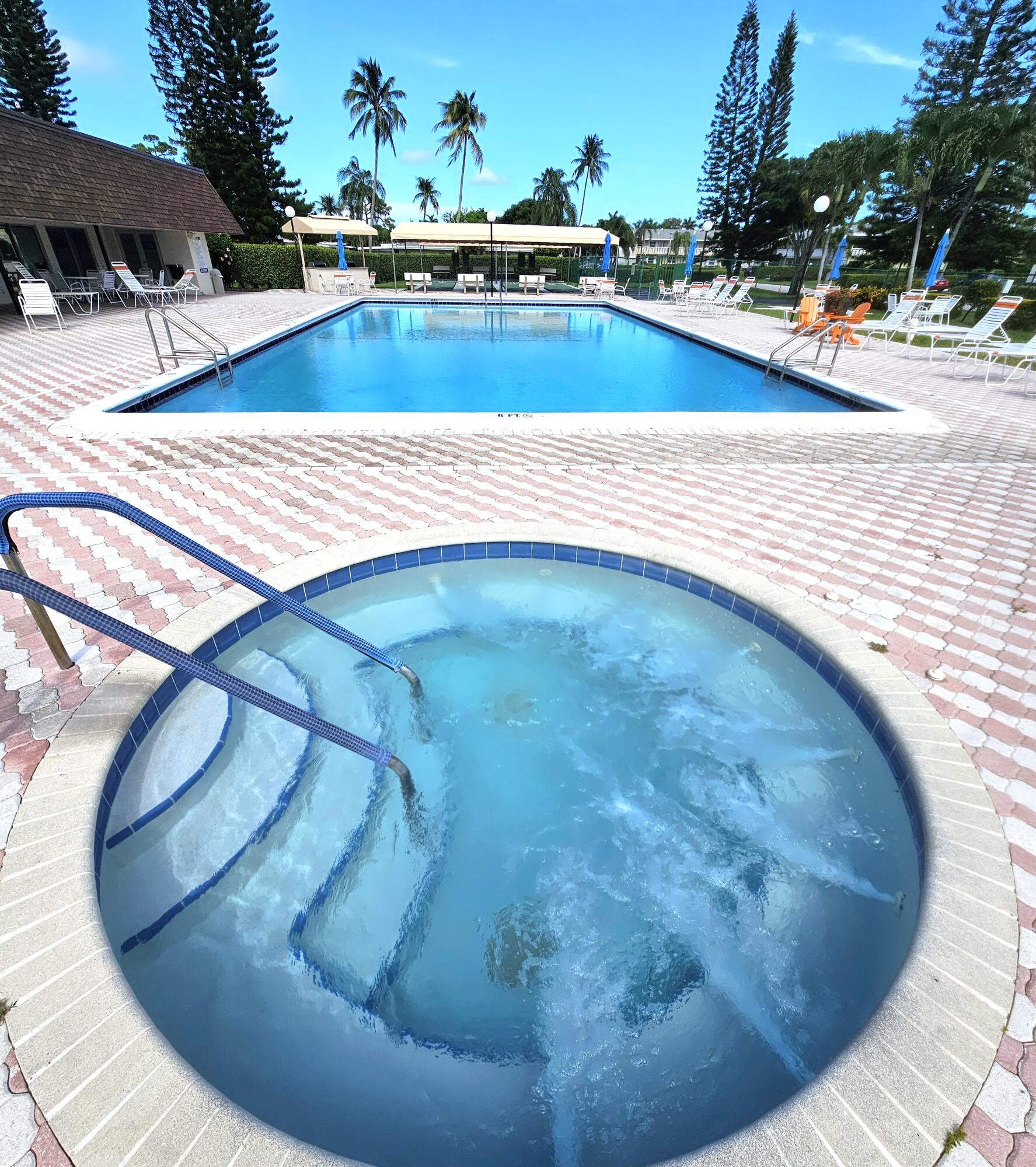 Location, Location, Location!! Looking to be near all of what Delray Beach offers within biking distance? This is it! A beautifully updated corner unit. Close to shopping, restaurants and just 10 minutes drive to the beach!! Laminate wood floors and newer stainless steel appliances. In unit washer and dryer. Glass sinks in bathrooms. Lots of light from windows. Smooth ceilings (no popcorn) with ceiling lighting. Just a short 2 minute walk to pool, clubhouse, sauna, showers, jacuzzi, ping pong, billiards, card tables, office manager and ballroom with stage. Quiet neighborhood. One resident must be 55 years or older. Must see! Seller motivated. Information is deemed to be reliable, but is not guaranteed.