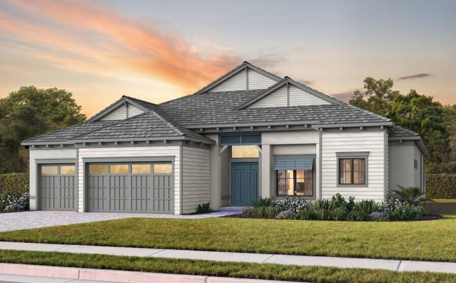 NEW CONSTRUCTION:  Welcome to Amara - DiVosta's newest Signature luxury community.  The Oakley is a beautifully designed and spacious 4 Bedroom plus Den ranch style home that combines modern coastal style with exceptional everyday functionality. This Move-In Ready home showcases Space, Luxury Features, and an Exceptional Water View.  On-trend design finishes will delight you at every turn including a chef inspired Gourmet kitchen and hard surface flooring throughout.