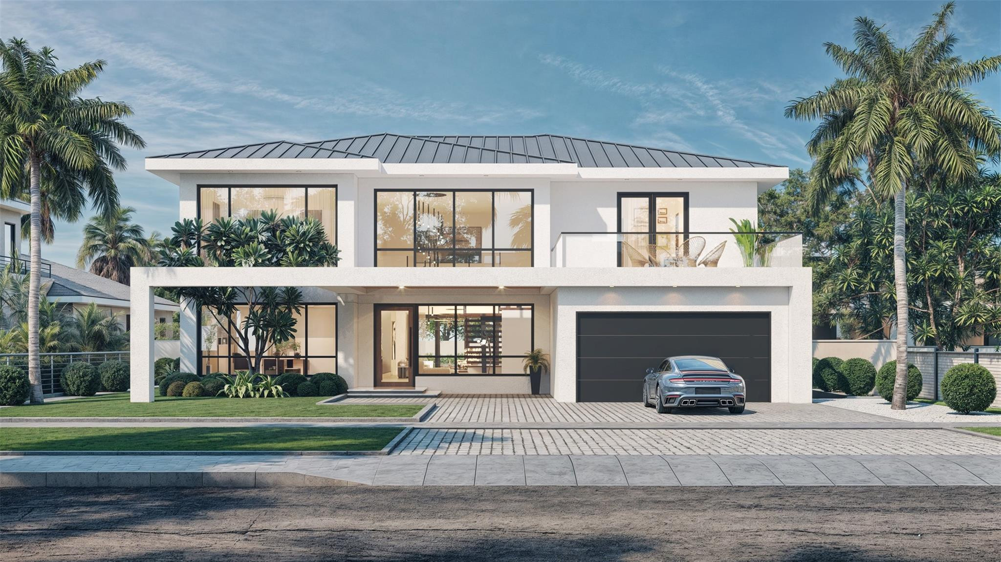 Photos & Completed Project On 6/25/25! Brand New 5/Br 5.5/Ba Plus Office And a Full Gym Contemporary Masterpiece In Coral Ridge. Thoughtfully Created Open Floor Plan Offers A Lifestyle Of Relaxation & Comfort For Those That Appreciate The Absolute Best In Elegant Finishes. Experience Pure Delight In This Perfect Retreat w/Floor To Ceiling Windows Simply Everywhere As The Outside Living Areas Are Seamlessly Brought In To Every Inside Room. An Impossible-To-Find Extra Deep 140' Lot That Creates An Expansive Rear Yard And Grand Outdoor Covered Veranda W/ A Full Tropical Kitchen. Large Master Suite w/Dual Walk-In Closets, Morning Bar. Upstairs Loft, 1st Floor Guest Suite/Office. Enjoy The European Style Covered Car Park At The Entrance For The Best Of Florida Outdoor Living.