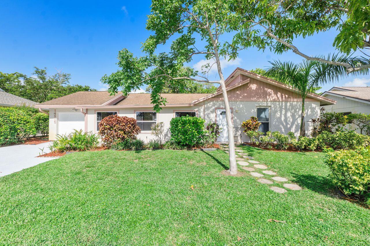 Spacious Single-Family home with an attached Garage in the active, pet-friendly 55+ community of Coco Wood Lakes! This 2-bed, 2-bath home features a versatile Flex Space, separate Storage Room, and plenty of room to create a 3rd bedroom if desired. Enjoy one of the area's lowest HOA fees at just $198/month, which includes high-speed fiber Internet and Cable TV. Community amenities include a Clubhouse, temperature-controlled Pool, Hot Tub, Saunas, Fitness Center, Pickleball, Billiards, on-site Property Manager, plus a full calendar of social activities. Ideally located just minutes from I-95 and the Florida Turnpike, as well as shopping, restaurants, Downtown Delray's Atlantic Avenue, beaches, and everything Delray Beach has to offer. Bring your furry family members, no size restrictions!