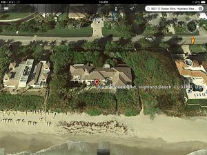OVER 200 FEET OF DIRECT OCEANFRONT PROPERTY IN HIGHLAND BEACH.You can build a PALATIAL ESTATE. Zoned multifamily for a developer. THIS LOT CAN BE DIVIDED INTO TWO 100 FOOT LOTS IF DESIRED.