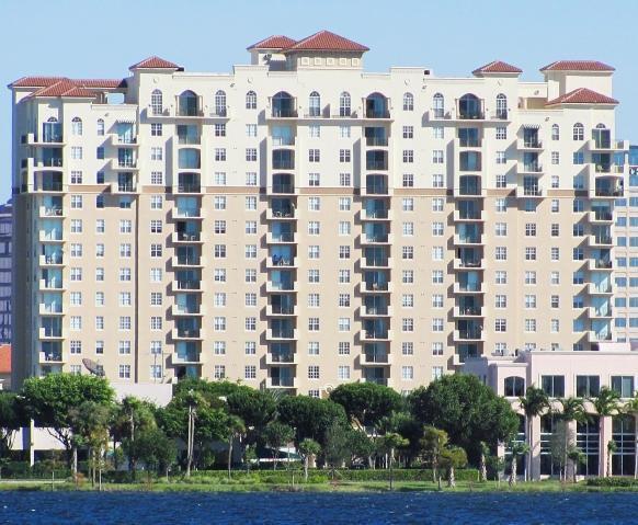 BEAUTIFUL HIGH FLOOR 1/1 CONDO WITH SWEEPING VIEWS OF DOWNTOWN WEST PALM AND THE OCEAN BEYOND. BEAUTIFUL WOOD FLOORS WITH TILE IN KITCHEN AND BATH. VERY LARGE BALCONY TO ENJOY THE CITY SKYLINE, SUN RISES, MOON RISES AND FIREWORKS SEVERAL TIMES A YEAR. WHIRLPOOL HIGH END STAINLESS STEEL APPLIANCES - STEAM CLEAN OVEN AND FRENCH DOOR REFRIGERATOR. FREE ULTRA HIGH SPEED INTERNET, EV CHARGING, FREE WATER AND USE OF ALL LUXURY BUILDING AMENITIES WITH SECURE GARAGE PARKING. YOU ONLY PAY ELECTRIC AND RENT. CALL AGENT TODAY TO ARRANGE A PRIVATE TOUR