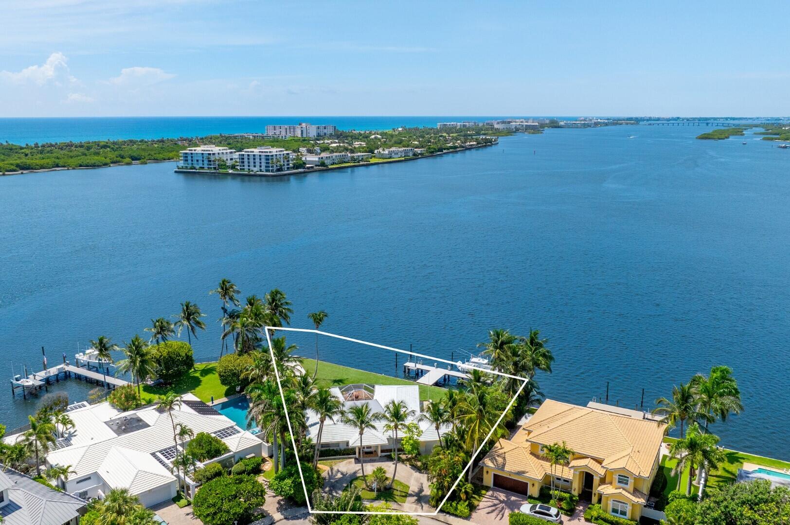 The Crown Jewel of SOSO - Spectacular, one-of-a-kind point lot in the highly desirable South of Southern neighborhood of West Palm Beach. With over 200 feet of direct Intracoastal frontage, this property features big, beautiful water views. Fantastic opportunity to build your dream waterfront estate on this large 17,400 +/- square foot lot. With a private Intracoastal dock with lift, this property is the ideal location for avid boaters. The opportunities are endless!