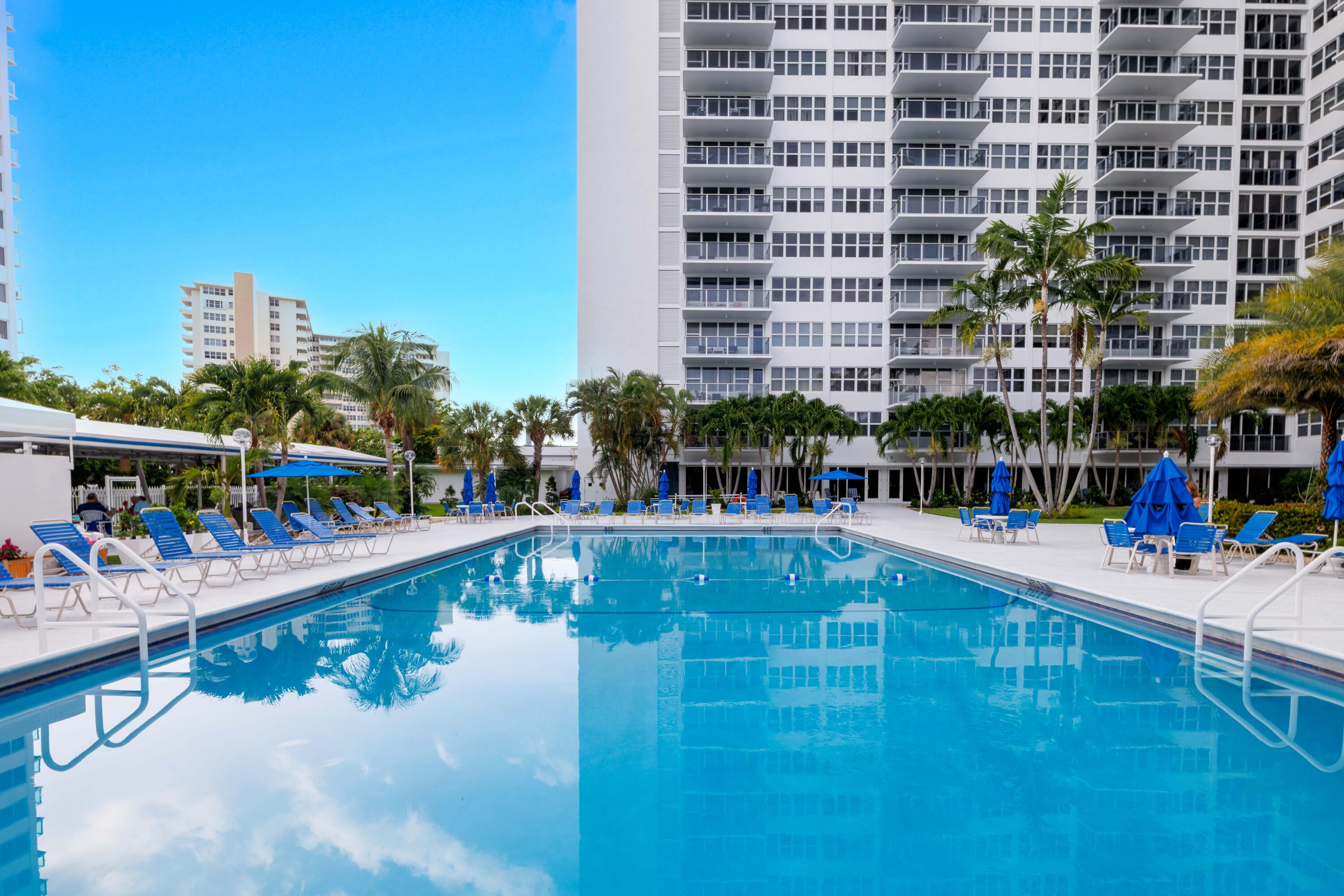 Majestic Intracoastal and Ocean views abound in this 15th floor 2 bedroom Co-op apartment located in the heart of the renowned Galt Mile neighborhood. Only one block to the beach and steps away from award winning restaurants , shopping and entertainment . This 55+ community offers its residents the best in Resort Living. Luxurious heated salt water pool. large BBQ area with lounge seating and even an herb garden to enjoy.. For inside fun there is a huge party room, library and well equipped fitness center. On - site management , 24 hour security and lobby attendant. The building has received its 50 year certification with no current assessments and is financially stable.This is the opportunity to create your own paradise , just the way you envision it.