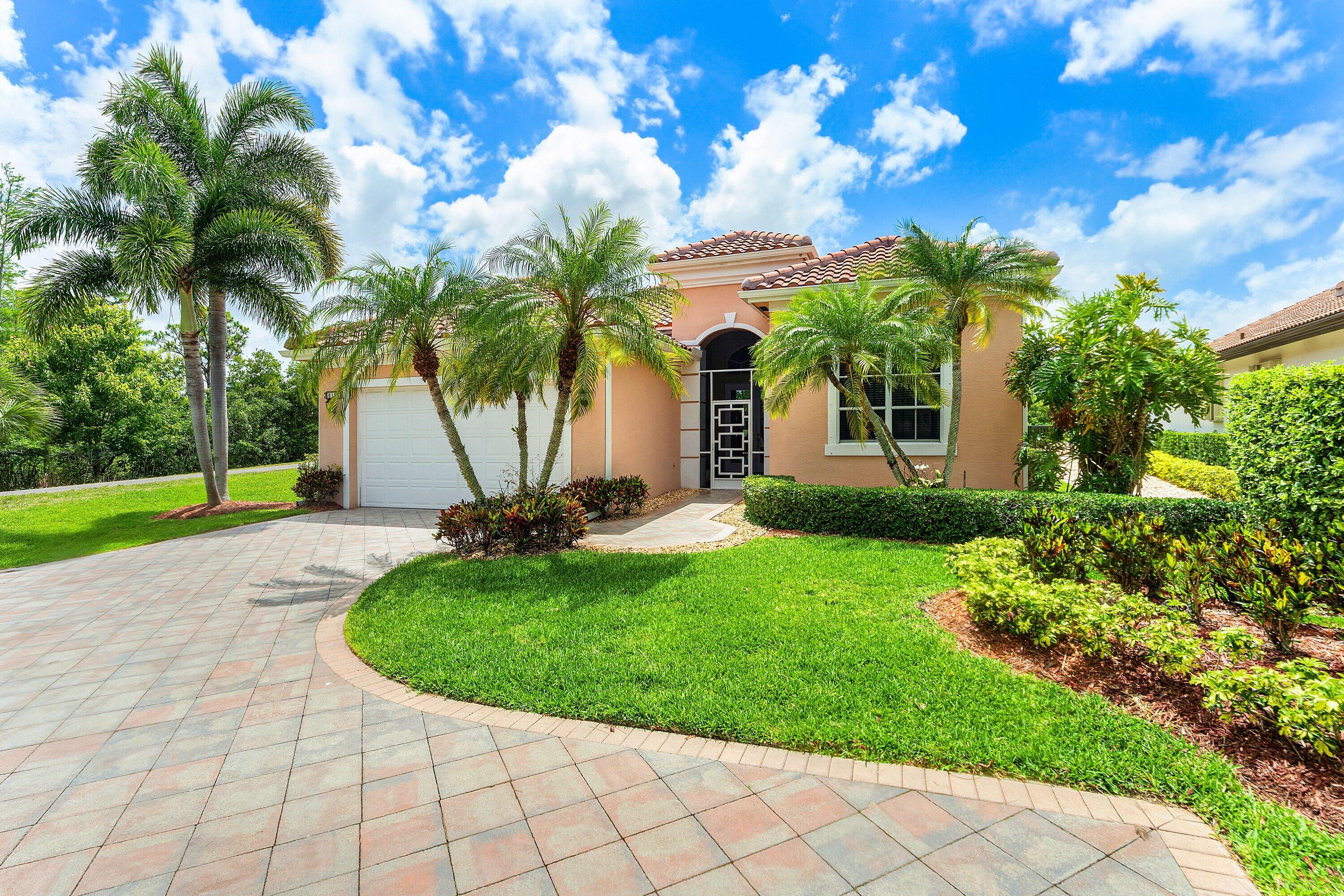 Welcome to this bright and beautifully maintained single-story residence in Ironhorse, offering 2,036 square feet of thoughtfully designed living space with breathtaking golf course views and a serene preserve setting. This three-bedroom, two-bathroom home features a desirable split-bedroom floor plan, providing privacy and comfort for both residents and guests.Soaring ceilings and abundant natural light create an open, airy atmosphere throughout the home, while the renovated kitchen serves as the centerpiece for everyday living and entertaining. The spacious layout flows effortlessly between living, dining, and outdoor spaces, maximizing both functionality and enjoyment. Surrounded by lush preserve views and overlooking the golf course, this property offers a rare sense of peace and privacy. Enjoy quiet mornings, gentle breezes, and spectacular sunset views from your outdoor living areas. The tranquil setting creates a true retreat while remaining conveniently located within the prestigious Ironhorse community.  Additional features include a two-car garage, generous living spaces, and an efficient floor plan designed for comfortable Florida living. Whether you're entertaining guests or simply relaxing at home, this residence offers the perfect blend of natural beauty, privacy, and modern convenience in one of West Palm Beach's most desirable gated golf course communities.