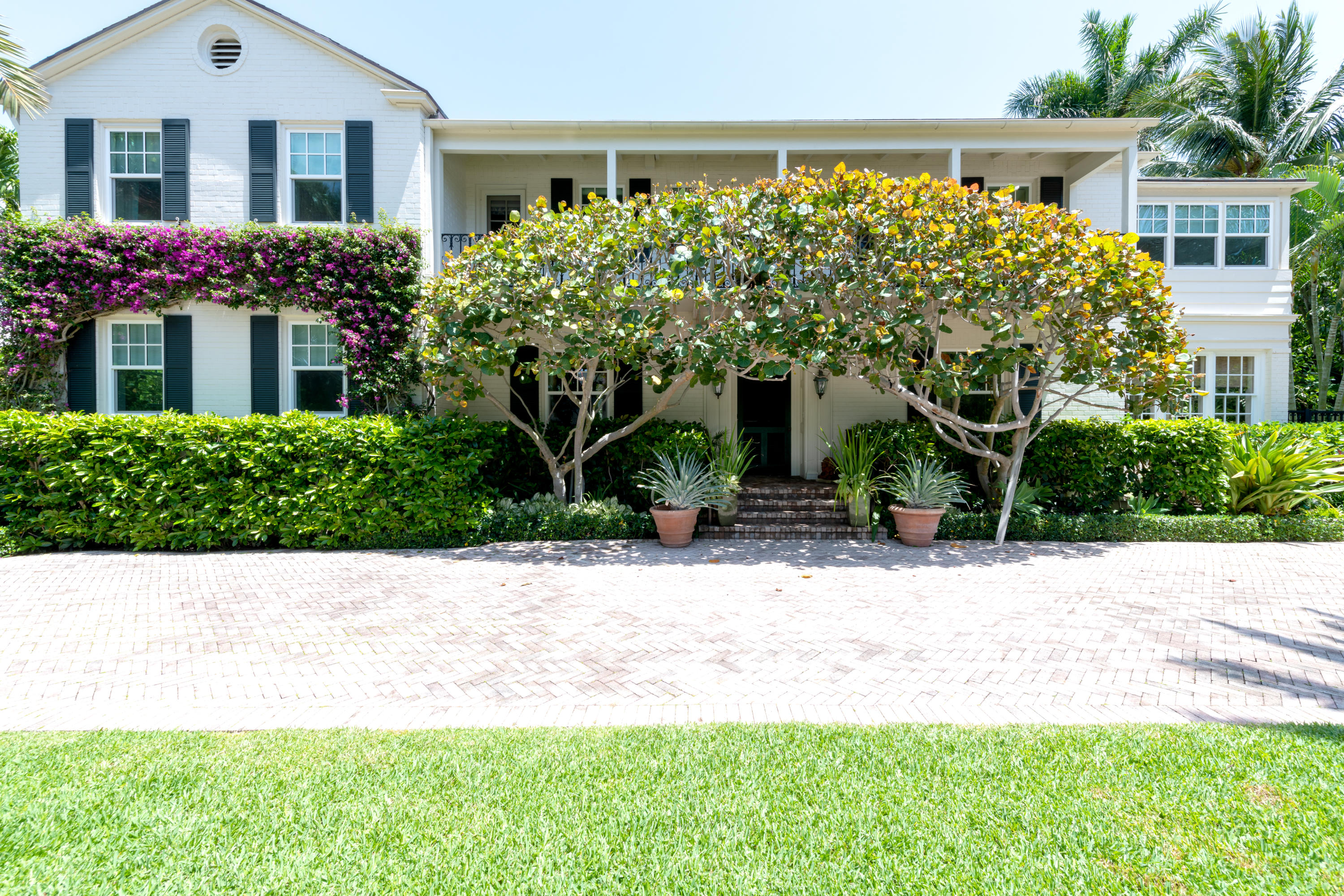 Move-in ready family home, a classic Palm Beach Monterey-style design on a double lot in the heart of the Sea Streets. 
Light-filled rooms at every corner. Main house has 4 bedrooms, 4 baths, 1st floor powder room, renovated chef's kitchen and master bath.
Broad awninged terrace at rear faces a new lap pool, two-car garage with studio apartment upstairs, and pool cabana with  its own full bath, bedroom and living room.
Close to EVERYTHING! One block to Palm Beach Public School and PB Day Academy. A stone's throw to Four Arts, Seaview Tennis and Rec Center, or a short Lake Trail stroll to Worth Avenue and Royal Poinciana restaurants. For those errands when you need a car, a wide circular drive makes off-street parking a breeze. Deeded beach access via Sea Streets beach gate at Seaspray.