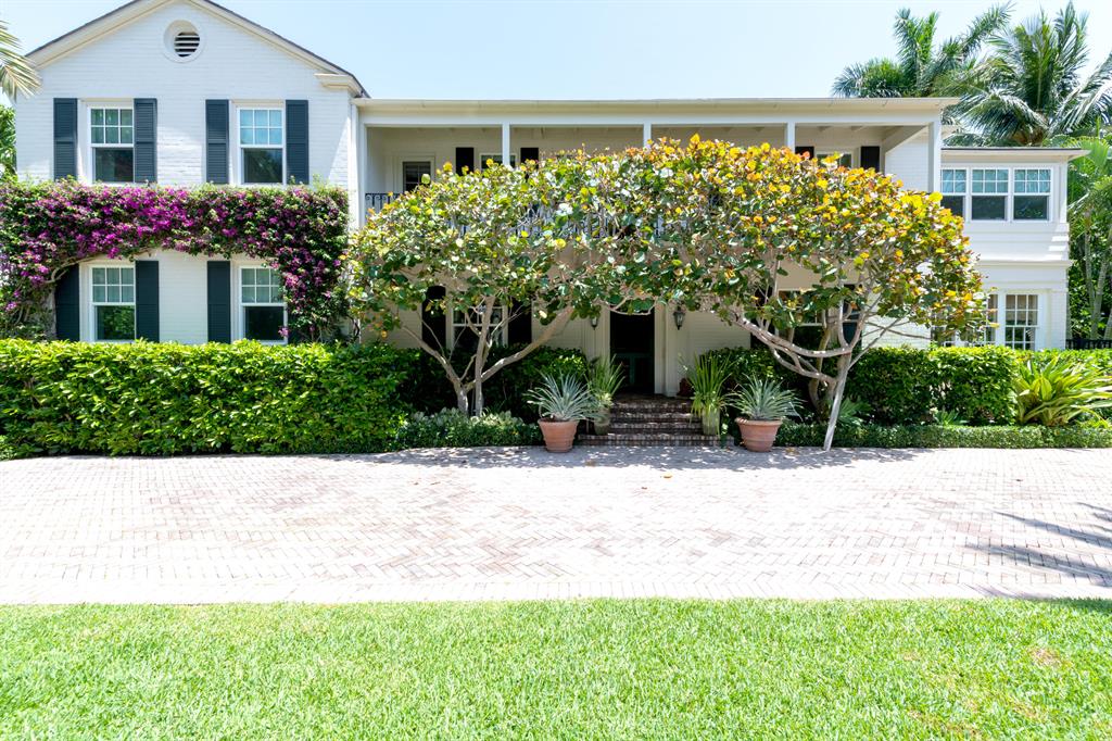 Move-in ready family home, a classic Palm Beach Monterey-style design on a double lot in the heart of the Sea Streets. 
Light-filled rooms at every corner. Main house has 4 bedrooms, 4 baths, 1st floor powder room, renovated chef's kitchen and master bath.
Broad awninged terrace at rear faces a new lap pool, two-car garage with studio apartment upstairs, and pool cabana with  its own full bath, bedroom and living room.
Close to EVERYTHING! One block to Palm Beach Public School and PB Day Academy. A stone's throw to Four Arts, Seaview Tennis and Rec Center, or a short Lake Trail stroll to Worth Avenue and Royal Poinciana restaurants. For those errands when you need a car, a wide circular drive makes off-street parking a breeze. Deeded beach access via Sea Streets beach gate at Seaspray.