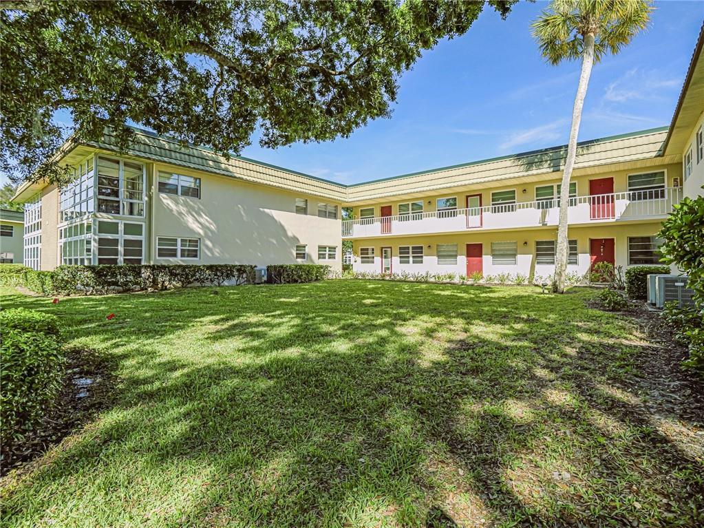 Beautifully updated 1BR/1.5BA condo with tranquil lake and golf course views in desirable Vista Gardens! This move-in-ready retreat features impact windows, 2019 A/C with UV light, 2019 water heater, 2025 roof, and washer hookup for added peace of mind. Enjoy effortless living with HOA fees covering water, sewer, trash, cable, exterior maintenance, and master insurance. Vista Gardens offers resort-style amenities including a heated pool, spa, fitness center, and more. Perfect as a full-time residence, seasonal escape, or investment opportunity!