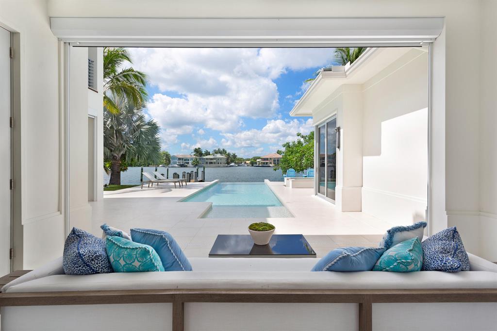 Artfully designed, this chic coastal contemporary estate combines the finest of custom finishes with a choice Deepwater Intracoastal setting. Completed in 2018, this exceptional five bedroom 5 1/2 bath residence was constructed by Lost Craft Builders and designed by Richard Jones Architecture, and enjoys an unparalleled lifestyle in the exclusive Seagate neighborhood of Delray Beach. Painstaking attention to detail is evident in the selections of stunning porcelain and wood flooring, Lutron system, imaginative glass encased stairwell, and exquisite wall coverings. A luxurious first floor master suite offers panoramic wide water views.  Often these include a parade of yachts cruising past, in a no wake zone. Private deep water dockage can accommodate substantial watercraft.  Cont'd in MORE Resort style outdoor entertaining is enhanced with a summer kitchen and covered loggia, a heated, and cooled, infinity edged salt water pool, and raised Spa. Toast the ever-changing sunsets from two additional secluded balconies. Dramatic lighting enhances the abundant and expansive tropical landscape and evokes a sense of serenity

DISCLAIMER: The written and verbal information provided including but not limited to prices, measurements, square footages, lot sizes, calculations and statistics have been obtained and conveyed from third parties such as the applicable Multiple Listing Service, public records as well as other sources. All information including that produced by the Sellers or Listing Company are subject to errors, omissions or changes without notice and should be independently verified by any prospect for the purchase of a Property.  The Sellers and Listing Company expressly disclaim any warranty or representation regarding all information.  Prospective purchasers' use of this or any written and verbal information is acknowledgement of this disclaimer and that Prospects shall perform their own due diligence.  Prospective purchasers shall not rely on any written or verbal information provided when entering a contract for sale and purchase.  Some affiliations may not be applicable to certain geographic areas. If your property is currently listed with another agent, please do not consider this a solicitation for the listing. In the event a Buyer defaults, no commission will be paid to either Broker on the Deposits retained by the Seller.  "No Commissions Paid until Title Passes."  Copyright 2019 Listing Company. All Rights Reserved.