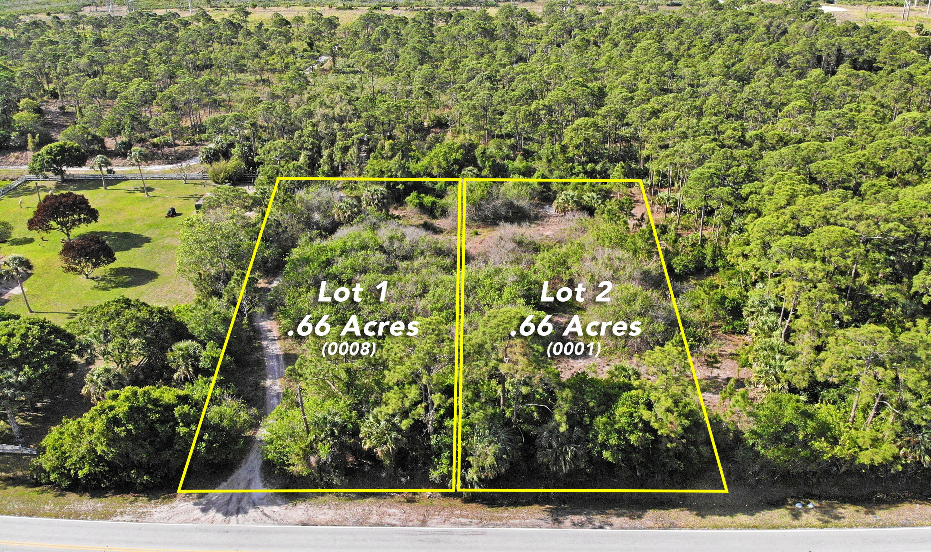 1 of 2 lots available (see other listing B26019423) - RARE 2 side-by-side .66 parcels available - purchase both for a total 1.32 acre estate! Bring all the boats, toys, RV's - No HOA! Indian River Estates is a residential community located in St. Lucie County, known for its mix of classic Florida charm and proximity to the Treasure Coast's natural attractions. The neighborhood is characterized by mature landscaping, larger lots (often over 1 acre for some properties), and a "tropical paradise" feel. Residents are minutes away from the Indian River Lagoon and various marinas, just a short drive across the causeway to the Atlantic beaches. It is generally a quiet, established area popular with both families and retirees who want to avoid the "cookie-cutter" feel of large gated developments.