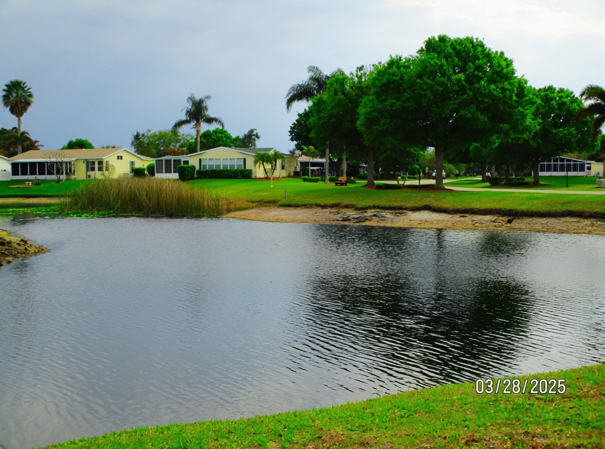 Enjoy resort-style living in Savanna Club, one of Port St Lucie's premier 55+ communities. This beautifully waterfront home offers peaceful pond views, a flexible den that can serve as a guest room or office, and an open floor plan perfect for entertaining. Enjoy golf, pickleball, tennis, pools, fitness facilities, clubs, activities and the Florida lifestyle you've been looking for. This property is on leased land. Land lease is on a 3 year step up program for the 1st 3 years, then goes to the current market rate & increases annually 2.5% or the CPI (whichever is greater.) Application to Sun Communities required as well as HOA application plus orientation. Please call Savanna Club 772-340-1889 and/or Sun Communities 772-409-6204 for information. All measurements are approximate