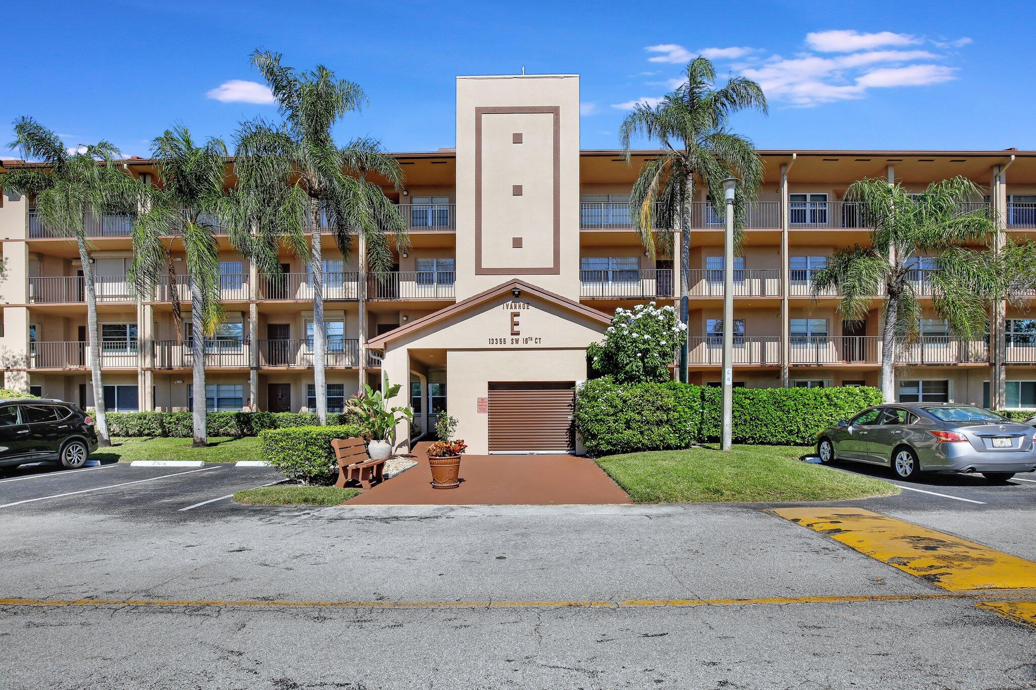 Stunning, fully remodeled condo with serene lake views and desirable north-south exposure! This move-in-ready unit features ceramic tile flooring throughout, upgraded electrical and plumbing (per owner), and impact windows throughout. The redesigned kitchen offers quartz countertops, custom cabinetry, and stainless steel appliances. Both bathrooms are beautifully renovated with modern finishes. Zebra blinds add elegance and excellent light control. Located in a sought-after 55+ community with resort-style amenities including pools, fitness centers, and an active clubhouse. Maintenance includes water, cable, and internet. No rentals permitted during the first 2 years of ownership.