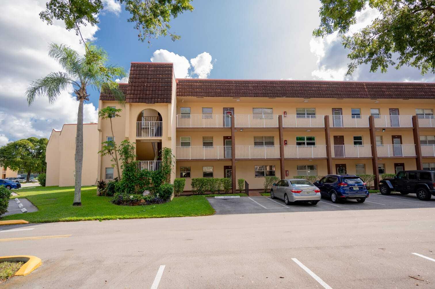 Come see Corner Unit on the Top floor with no neighbors above. Condo features Modern flooring throughout. Very Clean & bright. The kitchen features wood cabinetry, stainless steel appliances & granite countertops. Full size pantry for all groceries & cleaning supplies. Large bedrooms with good size closets. Screened in balcony overlooks the lake. Quiet community, with plenty of guest parking throughout. HOA fee includes water, cable, pest control, master insurance & shuttle bus. Clubhouse, pools, tennis, gym, theater & library. Per HOA this is a 55+ Community, Credit Score needs to be 650 or better. no leasing & only registered service/support animals will be accepted