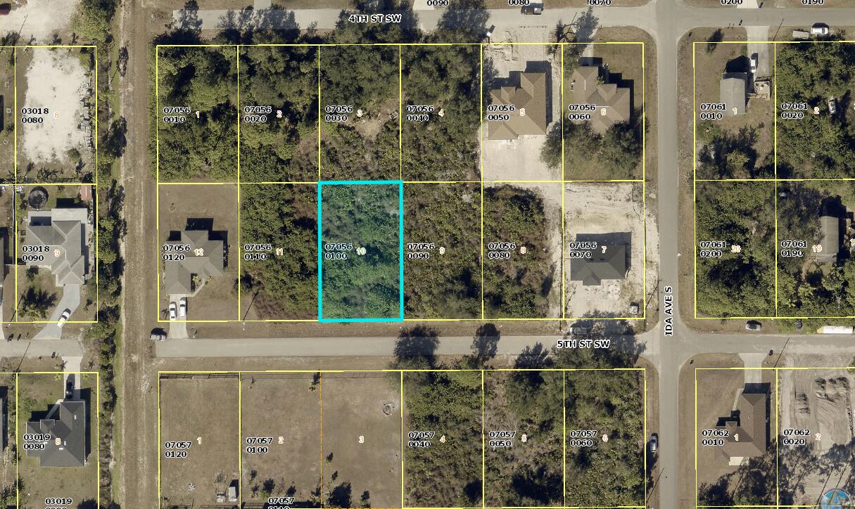 Excellent opportunity to own a 10,884 sq. ft. (approximately 0.25-acre) residential lot in Lehigh Acres. This vacant parcel offers an approximately 80' x 136' footprint, providing ample space to build a custom home. No CDD fees. Conveniently located near schools, parks, shopping, dining, and other local amenities.  The seller is also offering the adjacent lot located at 2907 4th St. SW, presenting the opportunity to purchase both parcels for approximately one-half acre with access from two streets. Buyers are encouraged to verify zoning, building requirements, and intended use with the appropriate local authorities.