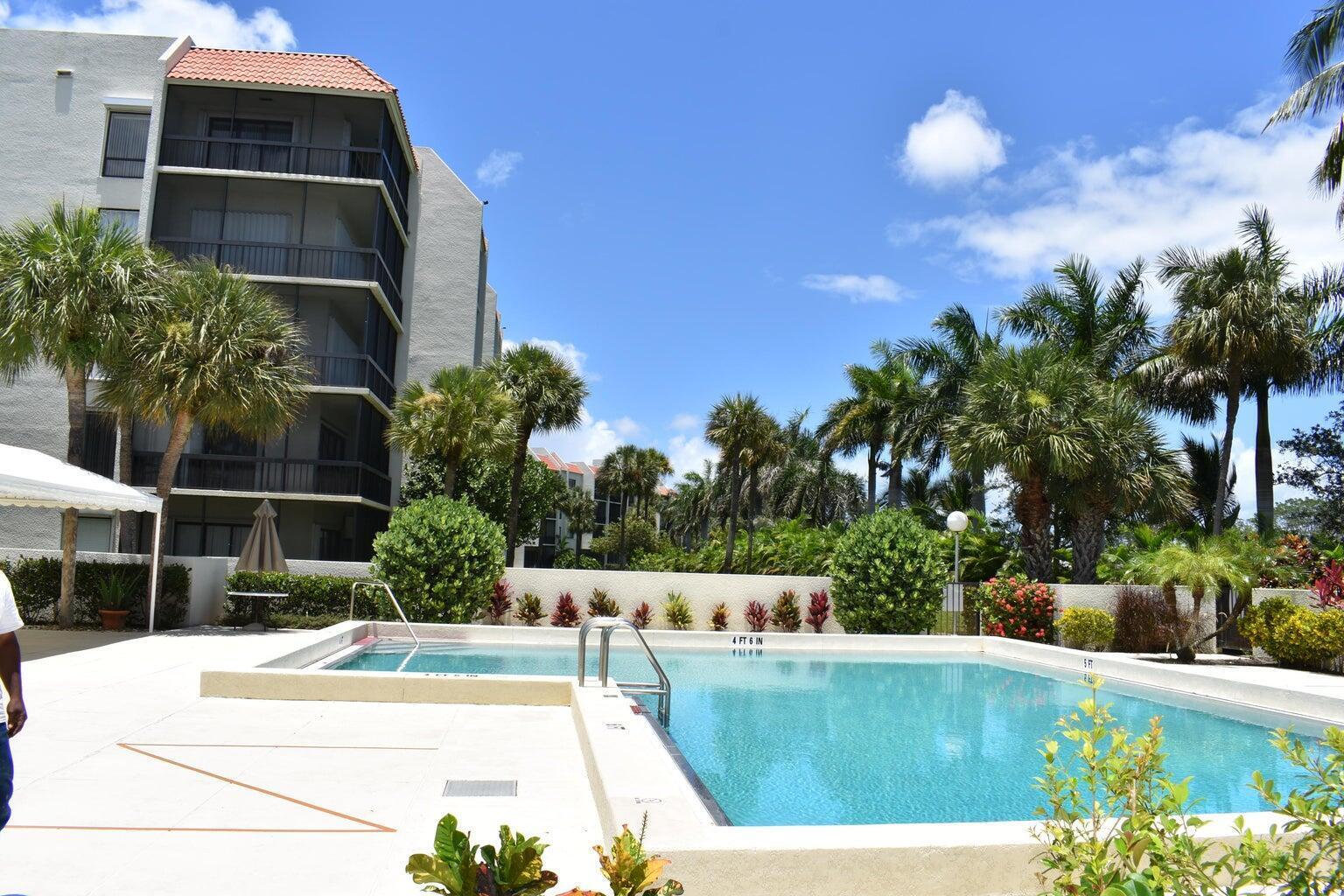 Top-floor living with privacy, views, and an unbeatable location! This spacious 2-bedroom, 2-bath condo in West Palm Beach's Lands of the Presidents features a desirable split-bedroom floor plan for added comfort and separation — perfect for guests or a home office setup. Located on the 5th floor, the unit offers great views and abundant natural light. Enjoy the convenience of an in-unit washer and dryer and a private, tucked-away community pool for relaxed, quiet enjoyment. Just minutes from the Palm Beach Outlet Mall, shopping, dining, and major roadways.