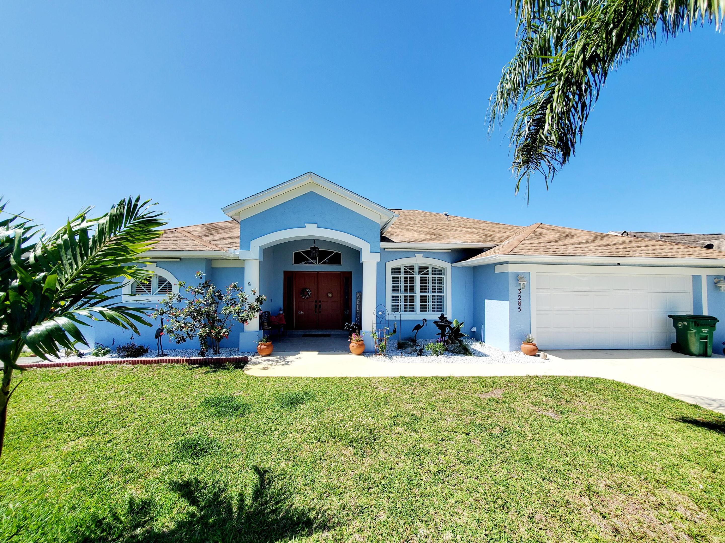 Enjoy easy Treasure Coast living in this updated Port St. Lucie pool home in Southbend Lakes, minutes to the ocean-access boat ramp and Jessica Clinton Park. Sunlit interiors feature a thoughtful remodel with new tile and laminate flooring, granite countertops, stainless-steel appliances, and high ceilings. French doors open to a screened back porch, covered patio, and sparkling pool for comfortable indoor-outdoor living. The bright, open layout offers flexible spaces for work or relaxation. Close to parks, boat launches, dining, and shopping with quick access to US-1, Florida Turnpike, and Crosstown Parkway. A top choice for the area. Call for a tour today!