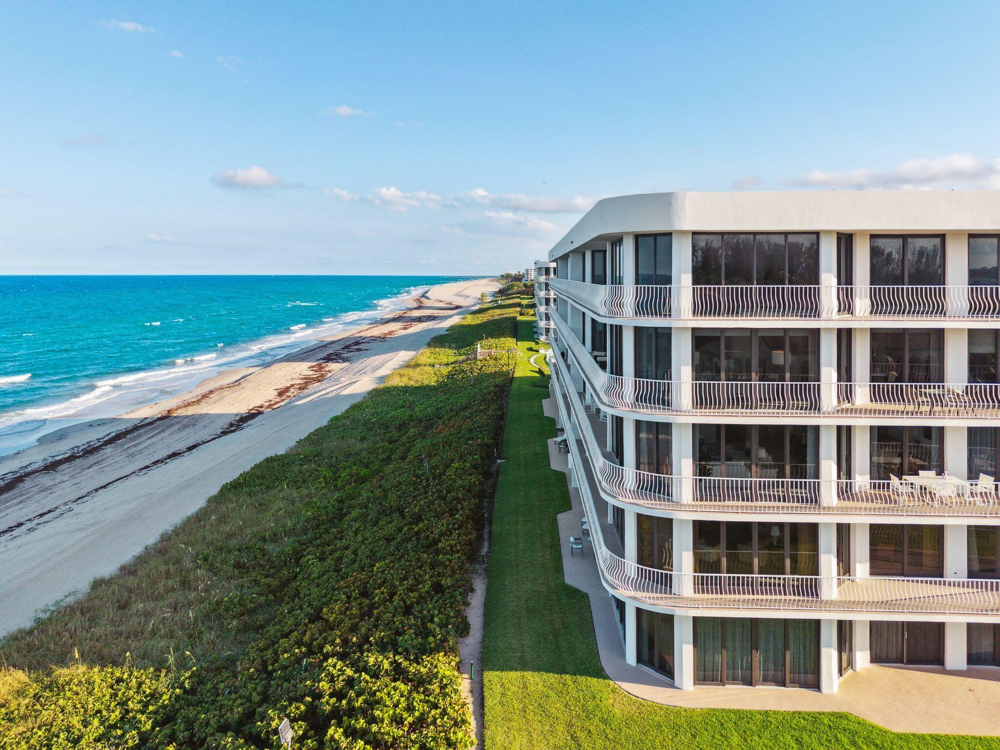 If you're the kind of homeowner who needs things your own way, this is your perfect canvas. A 5th floor Penthouse, full oceanfront, in the most northeast corner of Sloan's Curve. Over 3,200 sqft, 3 bedrooms, 3.5 baths and wide open views, not just up and down the beach, but also north and west over the Intracoastal and the sunset. Sloan's Curve #1 has just completed a multi-year renovation, the work is done and the building is in tip-top shape, plus all the incredible services and security the building is famed for - especially its 6 Har-Tru court tennis program! Come make it your own.