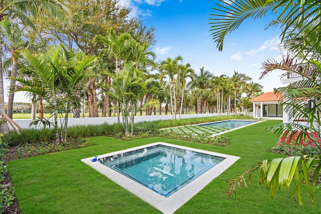 One of only a few major compounds situated directly on any Palm Beach Island golf course, 259 Pendleton Avenue is truly a rare gem located right in the heart of midtown. With 175' along the famous Breakers Ocean Golf Course, this 8,306± square foot, brand new home was just completed by renowned developer and designer Todd Michael Glaser. This one-of-a-kind, 8BR/9BA masterpiece combines traditional Florida elegance with all of the bells and whistles of modern living,  smart technology, and innovation. Featured amenities include a generator, elevator, spa, 37' lap pool, outdoor rain shower, 2-car garage, and detached 2BR 2BA guest house with private kitchen and laundry.  Most rooms in this unique, never-lived-in property offer exquisite and expansive views of the iconic Breakers Golf Course. Off the master suite, relax on an oversized terrace with superior, elevated views of the lush treeline. While close to The Breakers, The Royal, Worth Avenue, and the beach, residents can also just as easily return home to fully experience this oasis and enclave of comfort. Move in and immediately start enjoying this island paradise which perfectly merges tropical bliss with important five-star amenities.  Offered exclusively by Margit Brandt of Brown Harris Stevens Palm Beach, asking $23,900,000.  Furnished option available upon request.