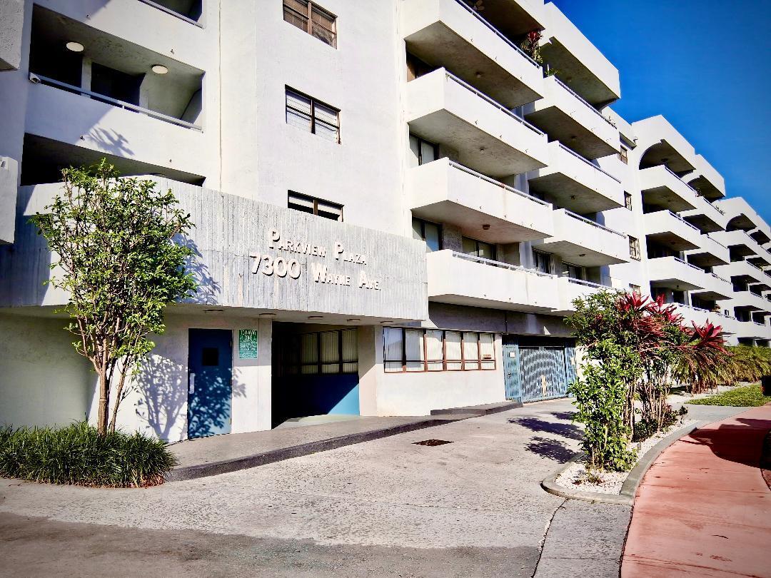 Rarely available 1 bedroom/1.5 bath unit in the well maintained Parkview Plaza Condo bldg. Unit is move-in ready providing ample closet space, central air/heat, and a covered assigned parking space. Amenities include a pool, gym, laundry facilities on every floor.  Great location - only blocks from South Beach and Bal Harbour.  Easy access to public transportation, parks, restaurants and the iconic Bandshell. Building completed its 40-Year Re-Certification and SIRS ensuring peace of mind and lasting quality. If seeking an unbeatable value along with a relaxing lifestyle in the heart of Miami Beach, this is a unique opportunity. Information is deemed reliable, but is not guaranteed.