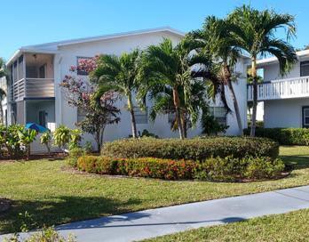 1 Bedroom/1 Bath with beautiful courtyard view from inside Condo. 55+ Active Adult Community that has a park-like atmosphere. Special outdoor Picnic area with chairs, table, and barbecue, Several walking paths,Multiple Swimming Pools to choose from, Large Clubhouse with plenty of on-going events to choose from and enjoy, On-site Fitness Center, and more. Shuttle service provided within and to and from nearby shopping areas. Short drive to pristine beaches, restaurants, supermarkets, malls, medical, etc. Amaxing Florida living at a quick sale price. This condo is in overall good condition but Can use some TLC. Great Opportunity!  ***PRICED TO SELL***